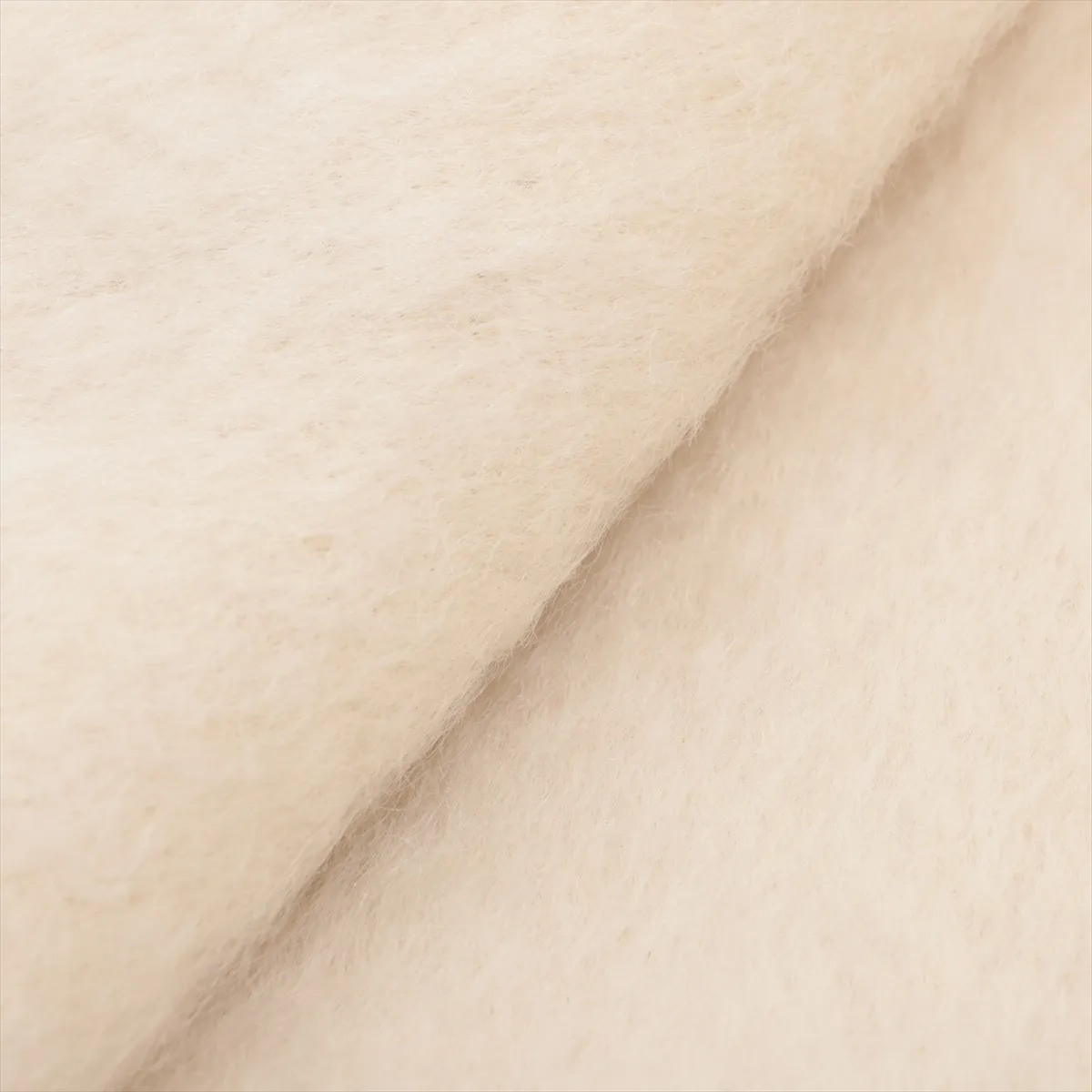 Anagram Scarf, Mohair x Nylon x Wool, Ivory, — view 2