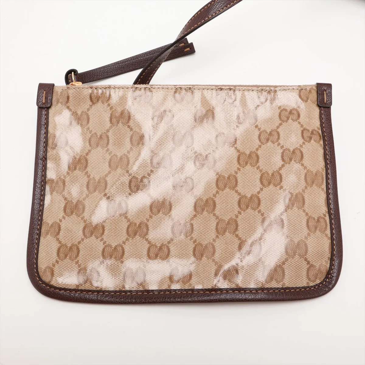 Coated GG Canvas Giglio Large Coated Canvas x Leather Tote Bag Beige x Brown 853971 — view 10