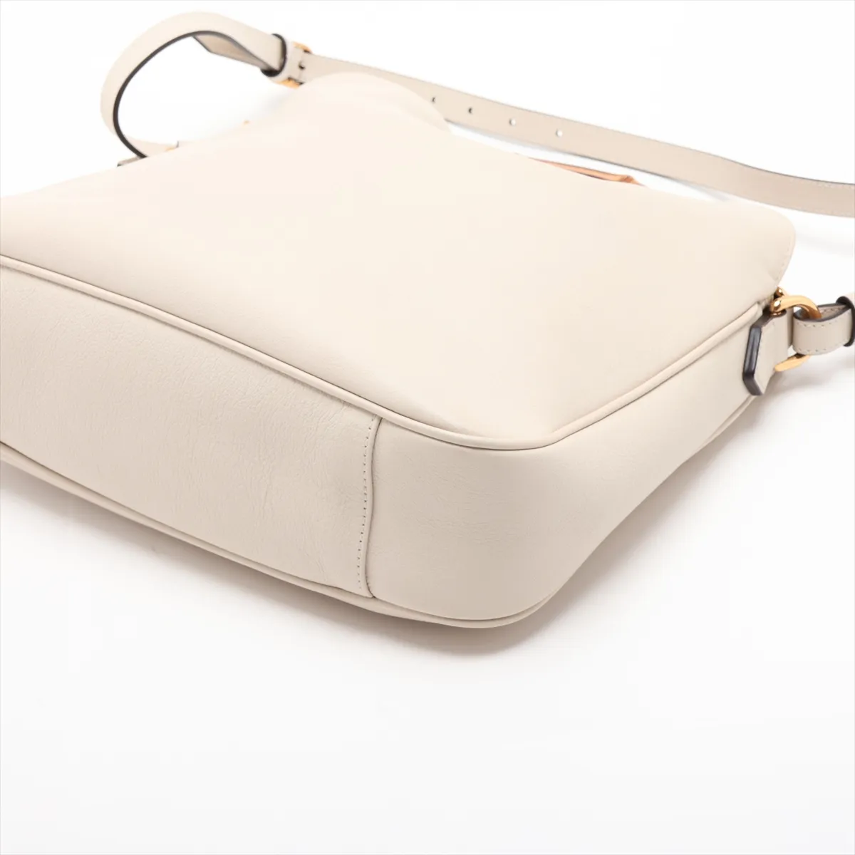 Bamboo Diana 746124 Leather 2-Way Handbag, Beige — view 3