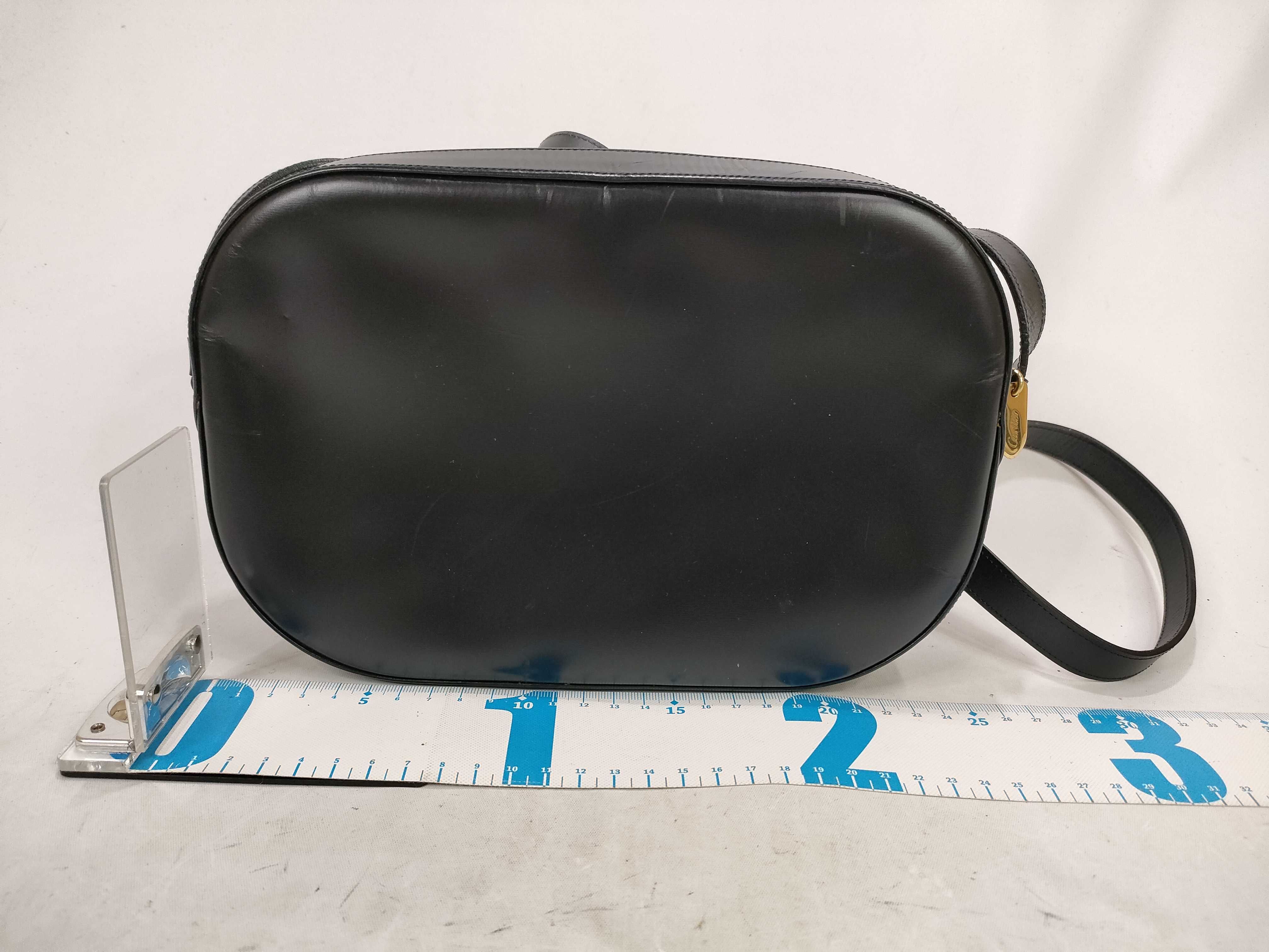 Leather Shoulder Bag, Sapphire Line Shoulder Bag — view 2