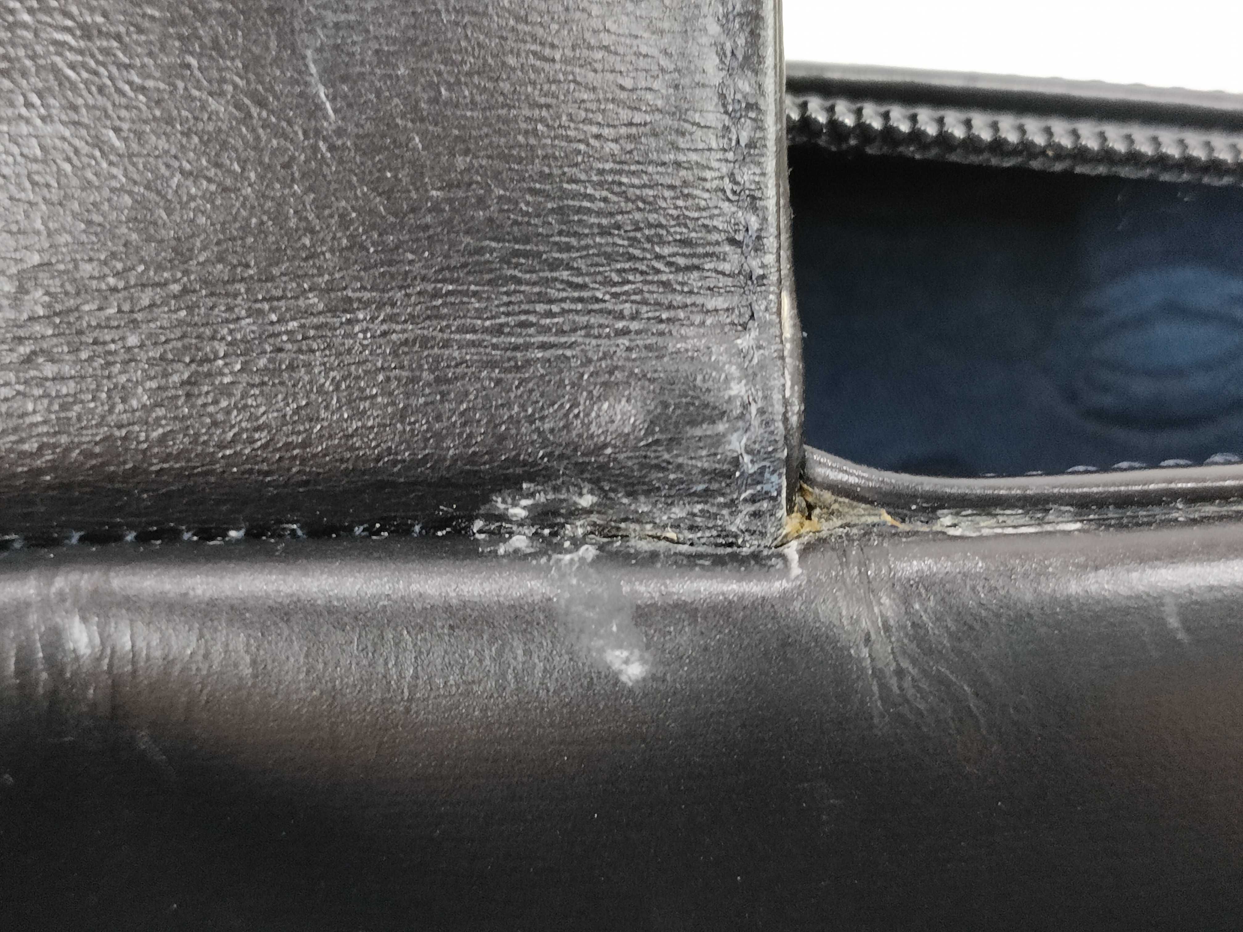 Leather Shoulder Bag, Sapphire Line Shoulder Bag — view 13