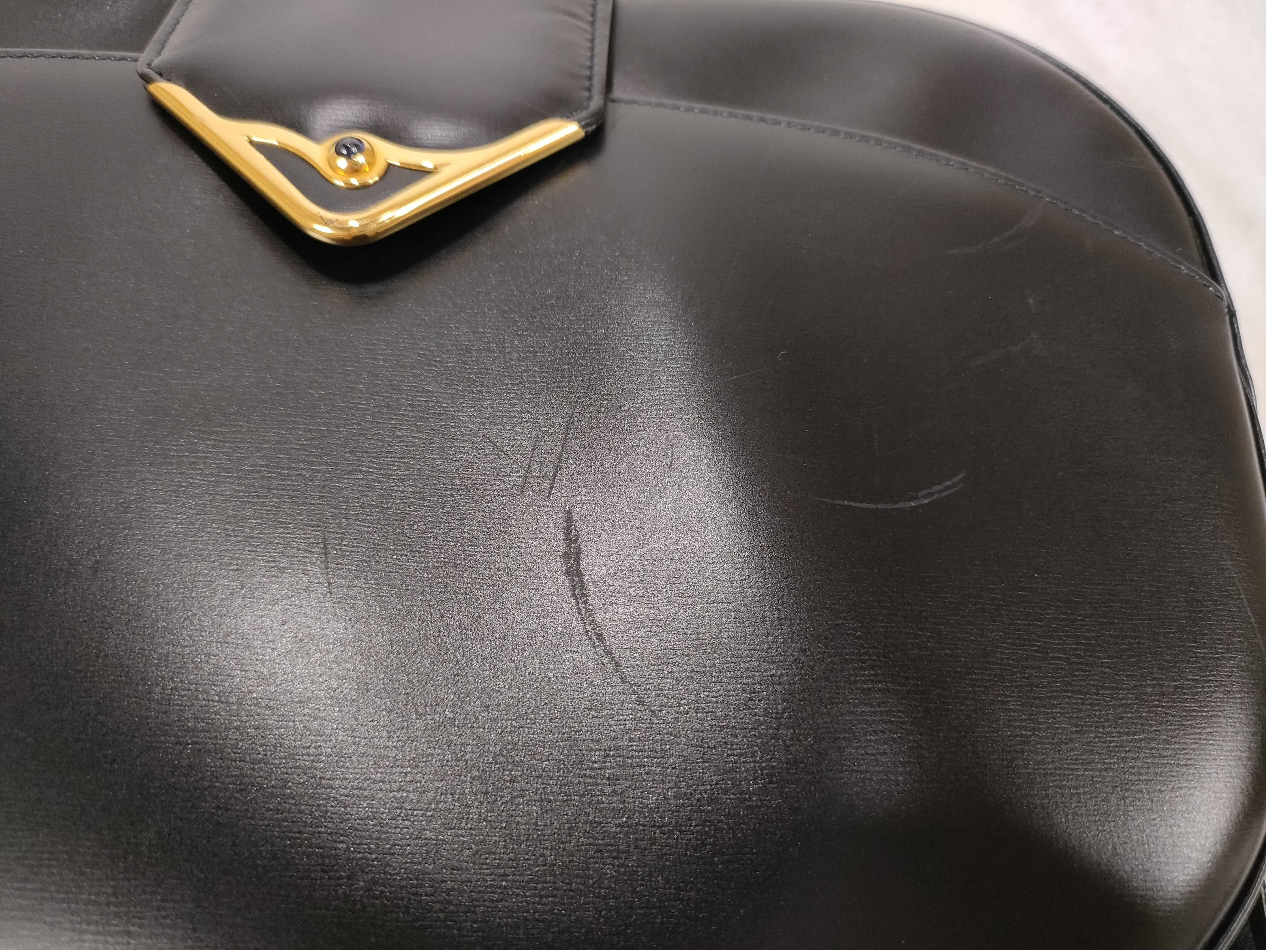 Leather Shoulder Bag, Sapphire Line Shoulder Bag — view 15