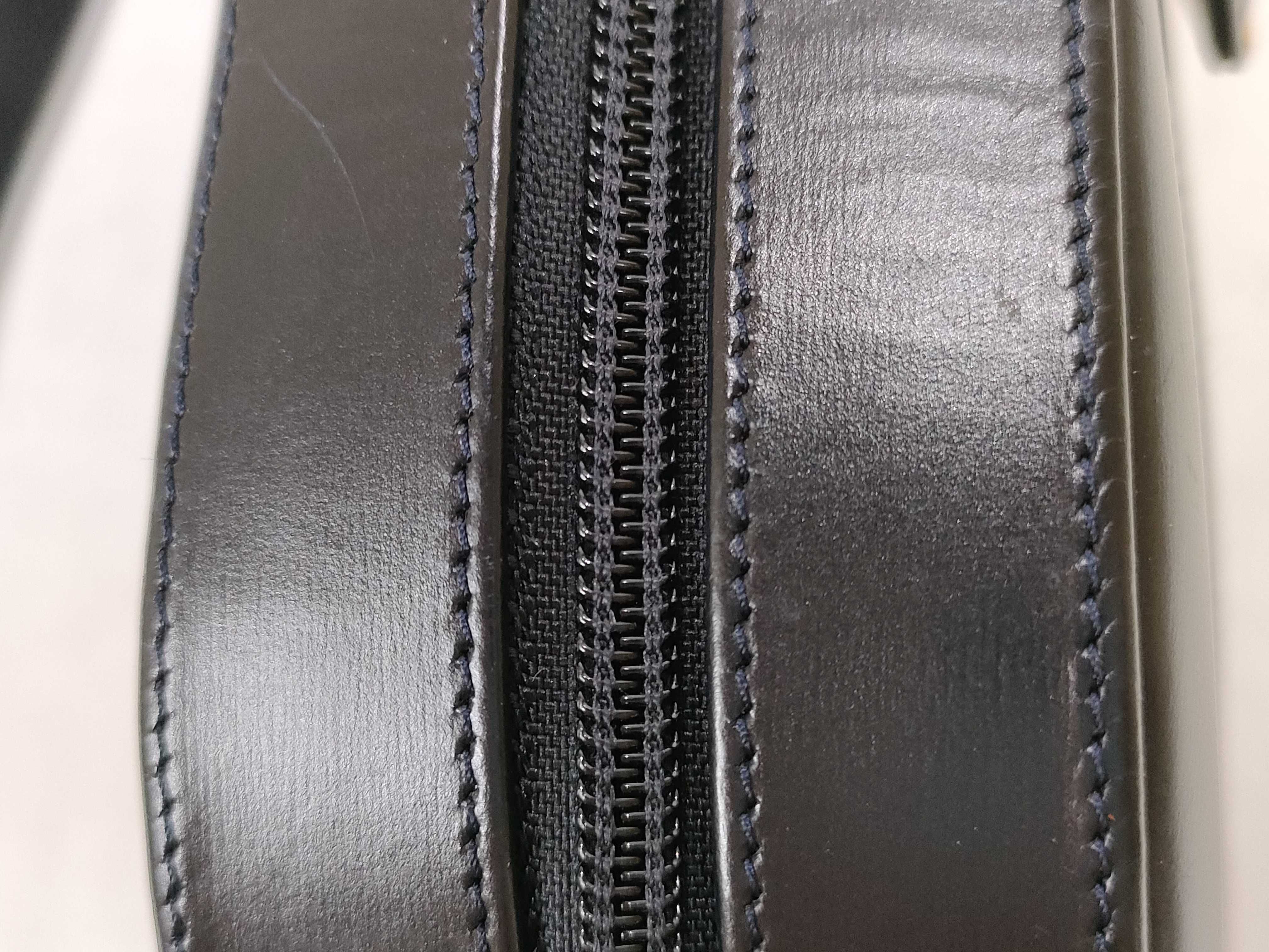 Leather Shoulder Bag, Sapphire Line Shoulder Bag — view 6