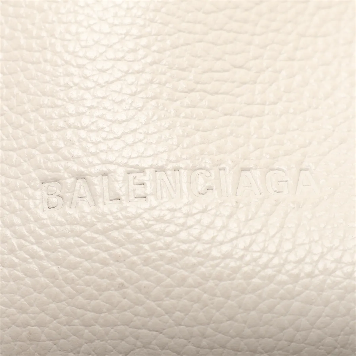 North-South Leather 2-Way Shoulder Bag, White, 659920 — view 11