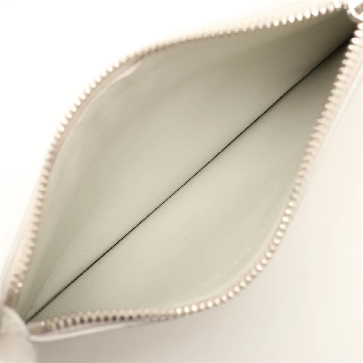 North-South Leather 2-Way Shoulder Bag, White, 659920 — view 9
