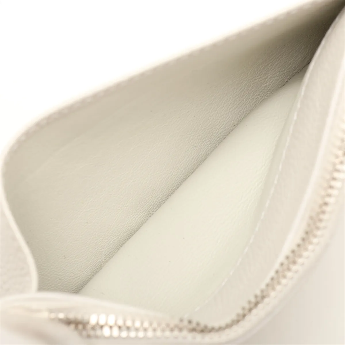 North-South Leather 2-Way Shoulder Bag, White, 659920 — view 10