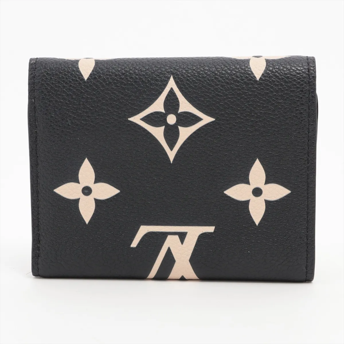 Bicolor Monogram Emprene Portefeuille Victorine M80968 Noir Compact Wallet RFID Reactive — view 2