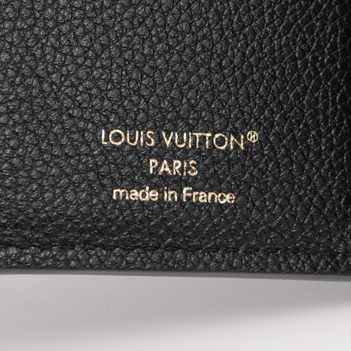Bicolor Monogram Emprene Portefeuille Victorine M80968 Noir Compact Wallet RFID Reactive — view 7