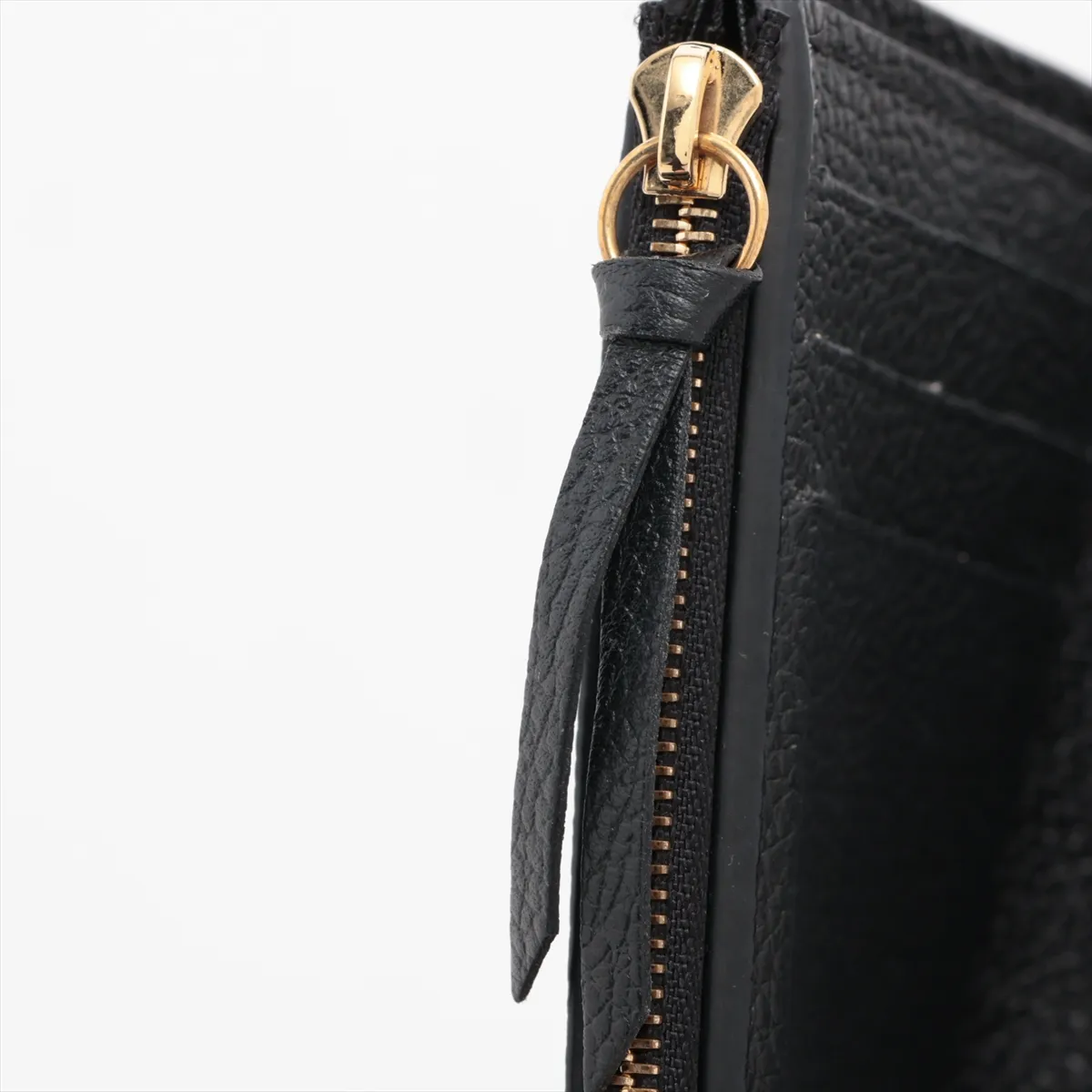 Bicolor Monogram Emprene Portefeuille Victorine M80968 Noir Compact Wallet RFID Reactive — view 8