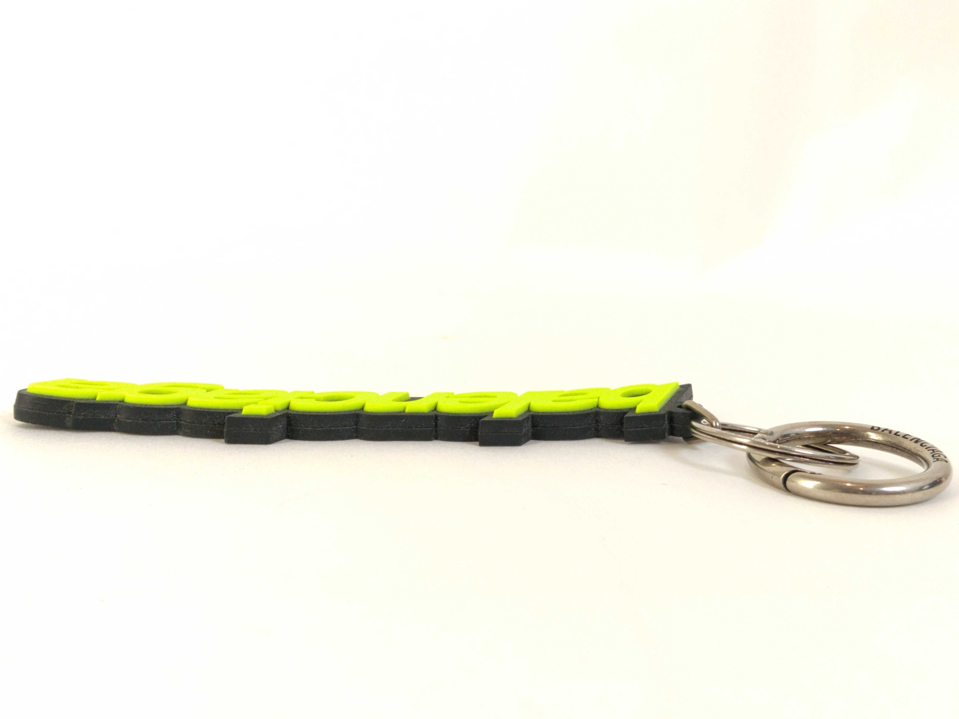 Logo Keyring Neon Yellow 638106 Key Case — view 4