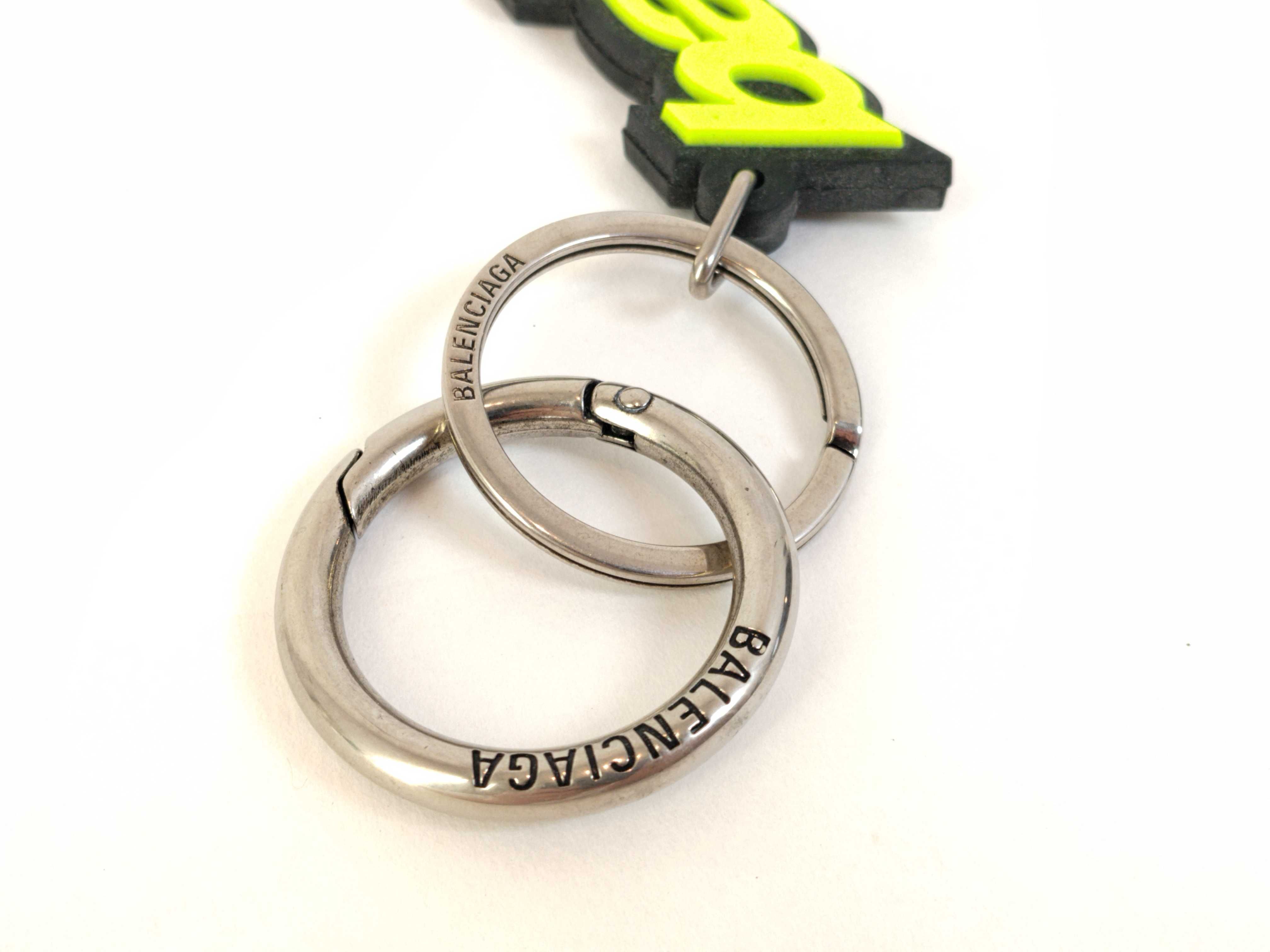 Logo Keyring Neon Yellow 638106 Key Case — view 5