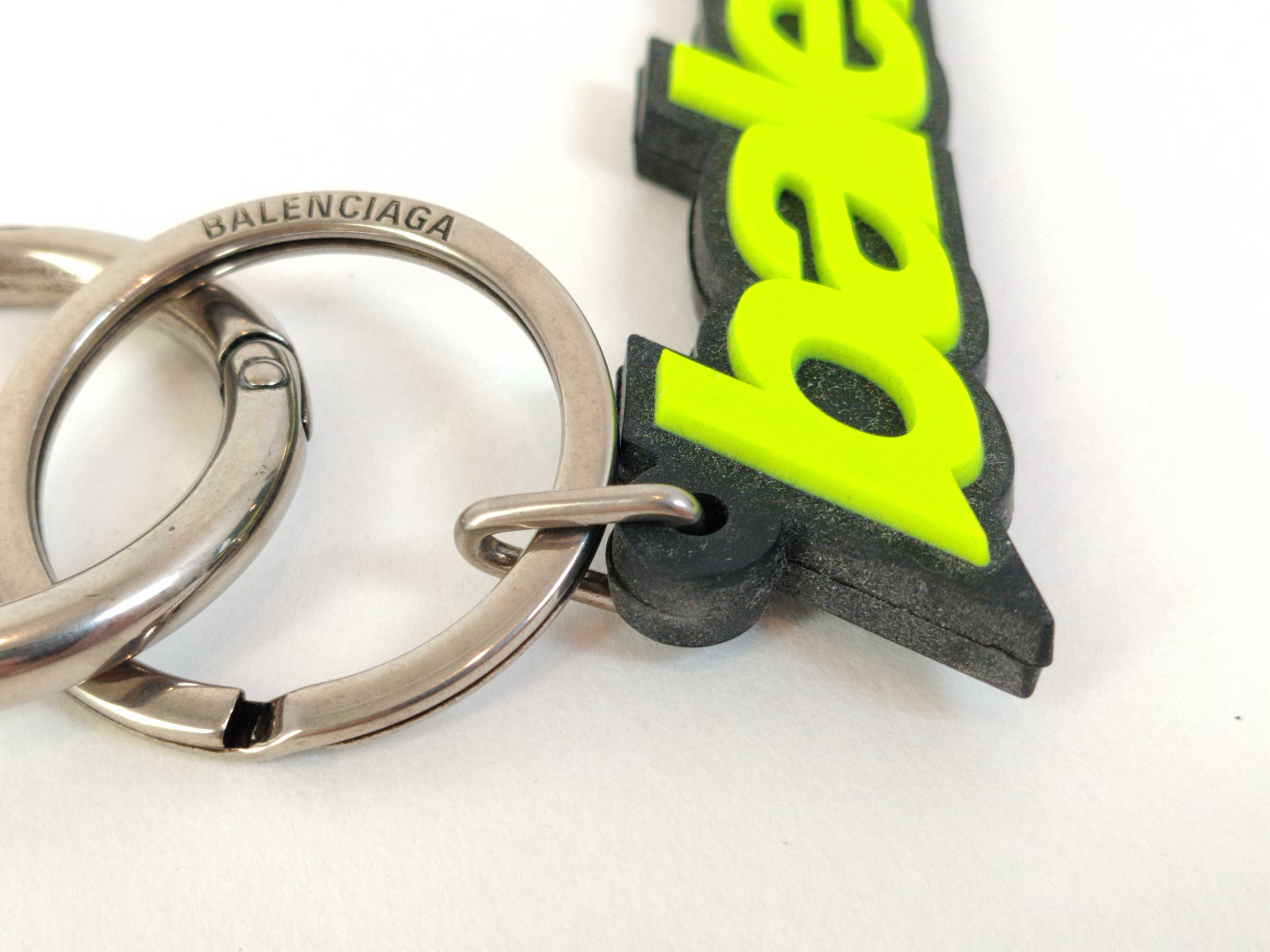 Logo Keyring Neon Yellow 638106 Key Case — view 6