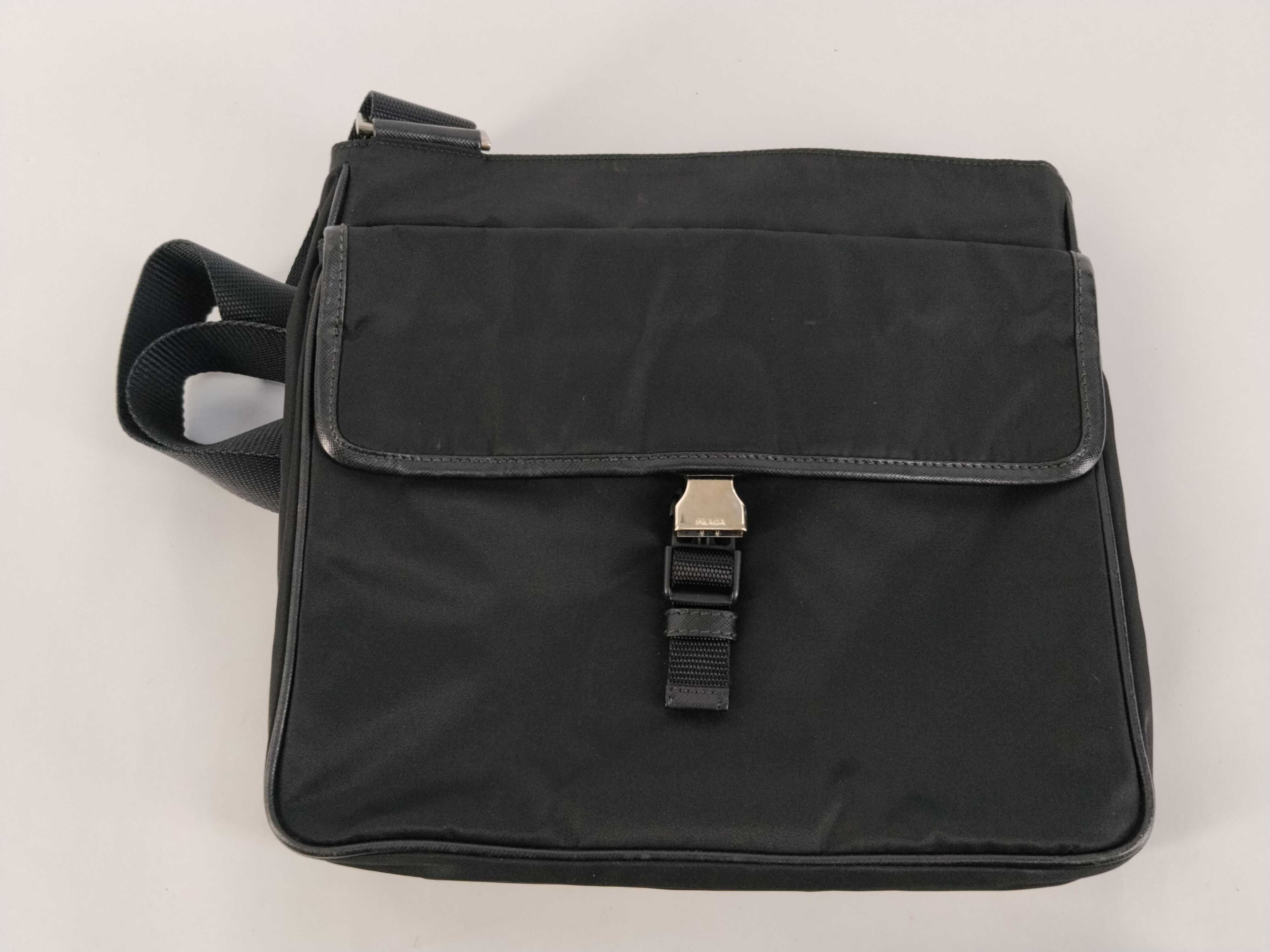 Nylon Shoulder Bag, Black Nylon Shoulder Bag