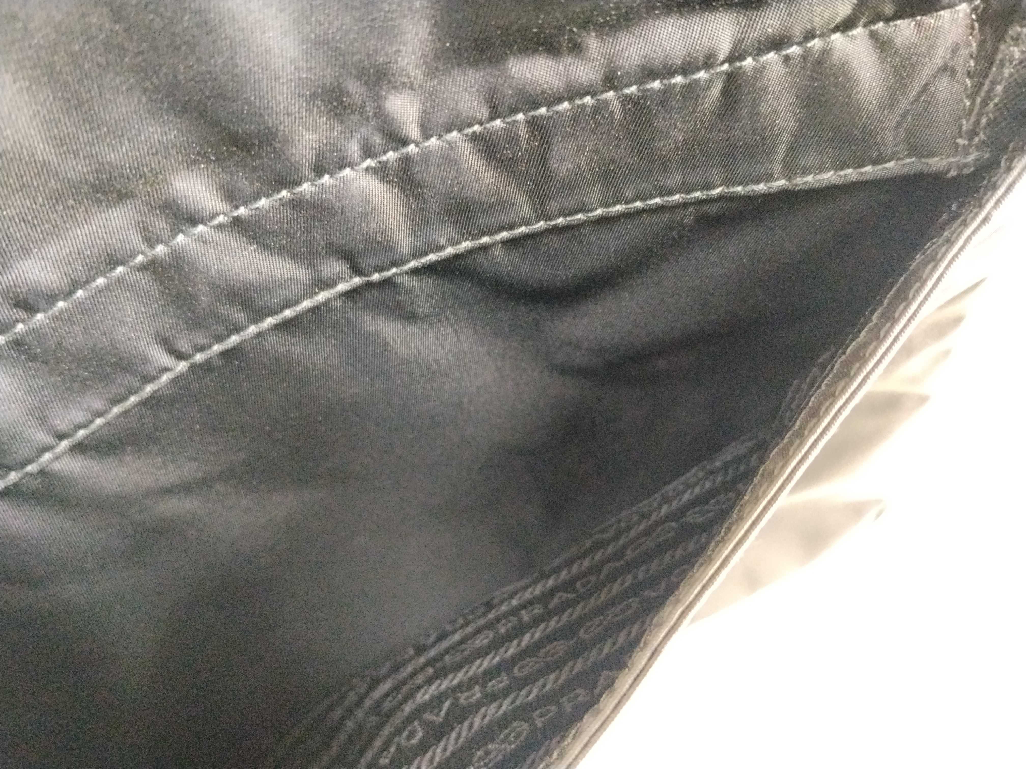 Nylon Shoulder Bag, Black Nylon Shoulder Bag — view 13