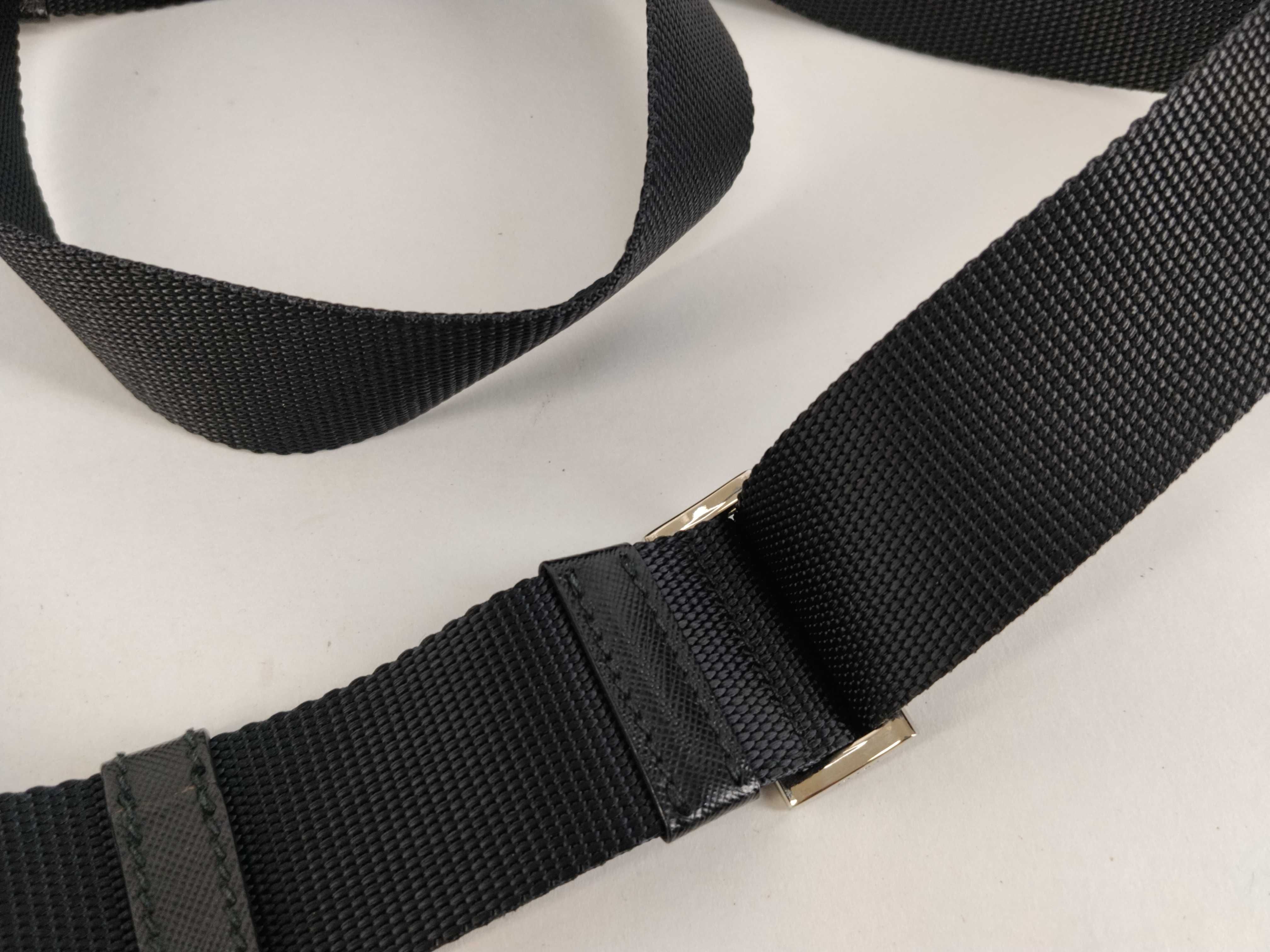 Nylon Shoulder Bag, Black Nylon Shoulder Bag — view 4