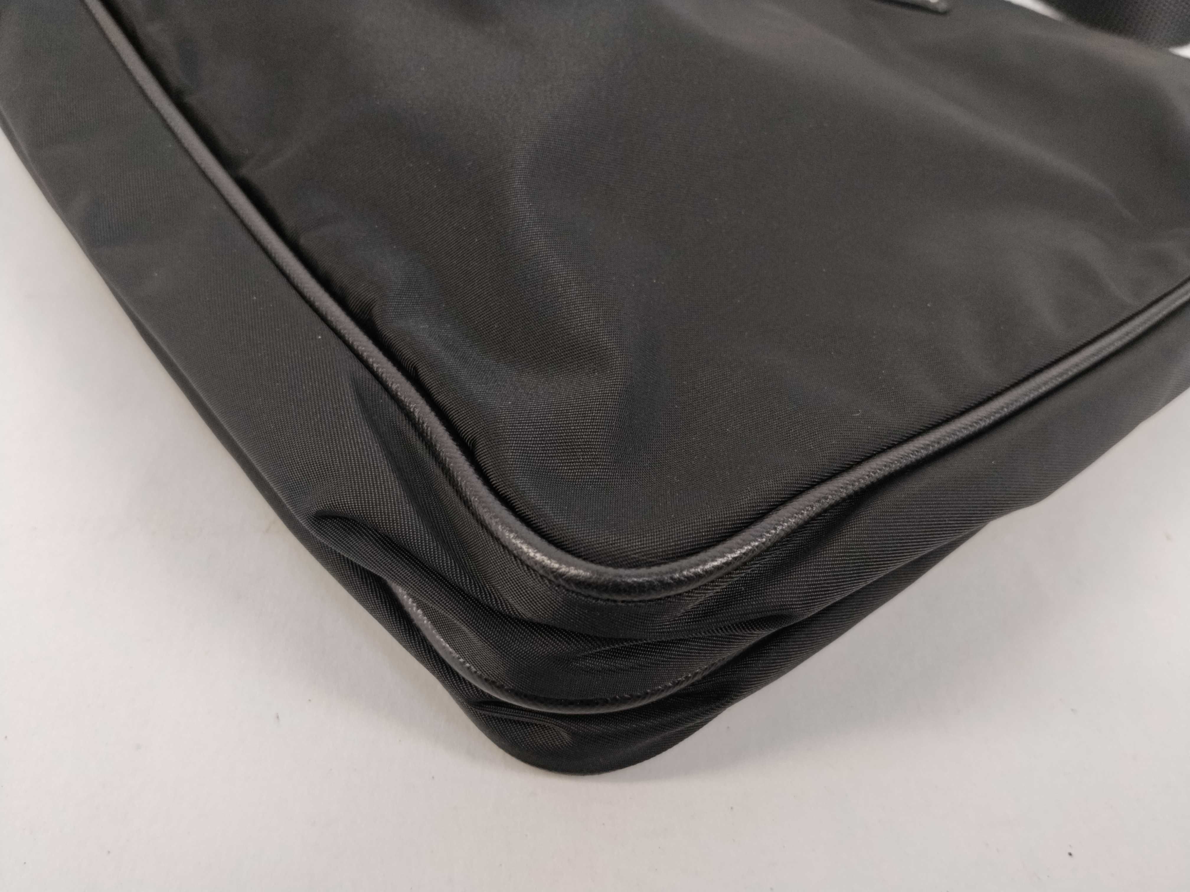 Nylon Shoulder Bag, Black Nylon Shoulder Bag — view 6