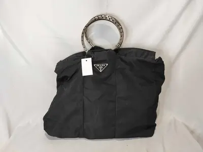 Nylon Metallic Handbag