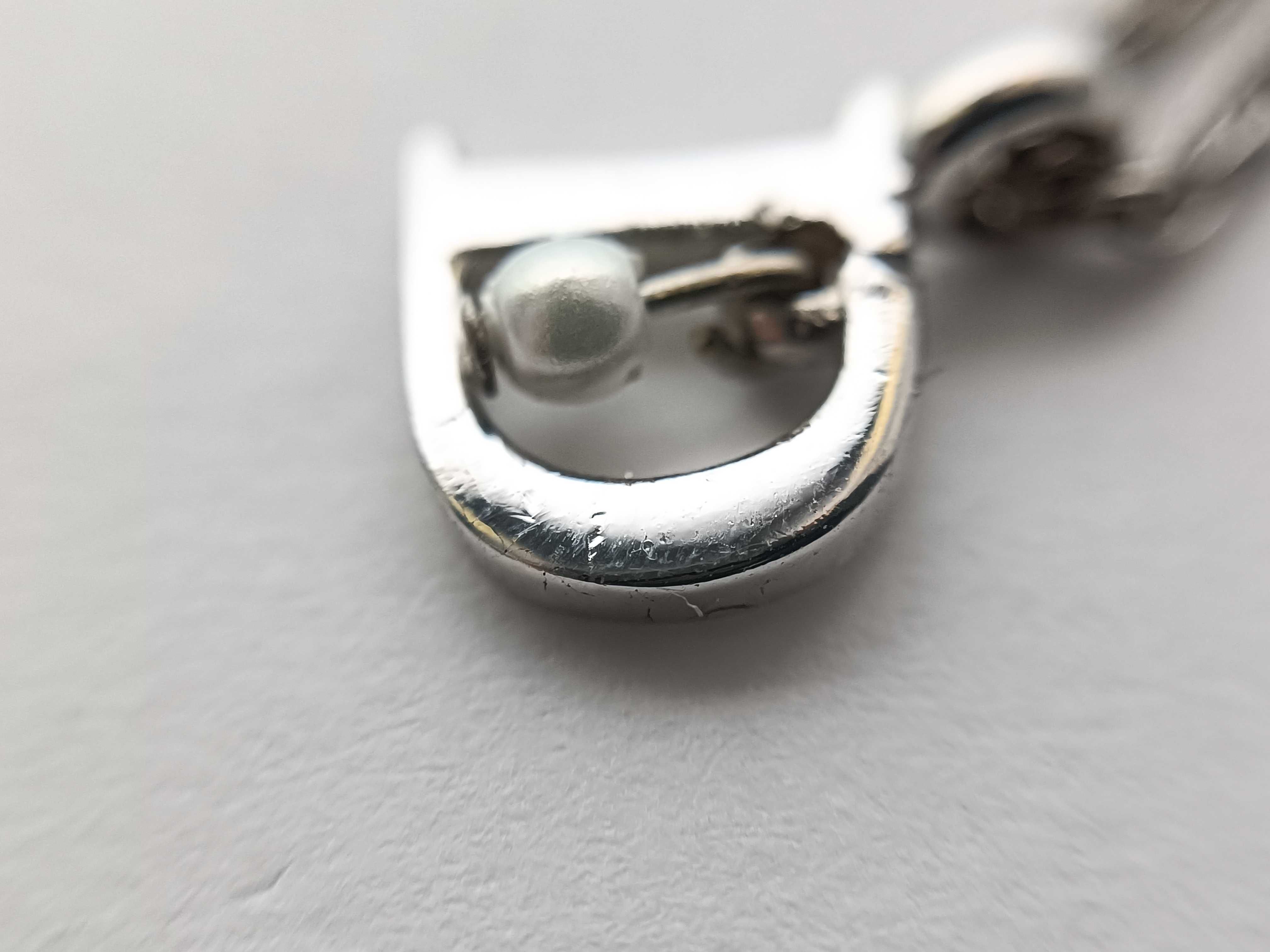 SV D mark pearl necklace — view 6