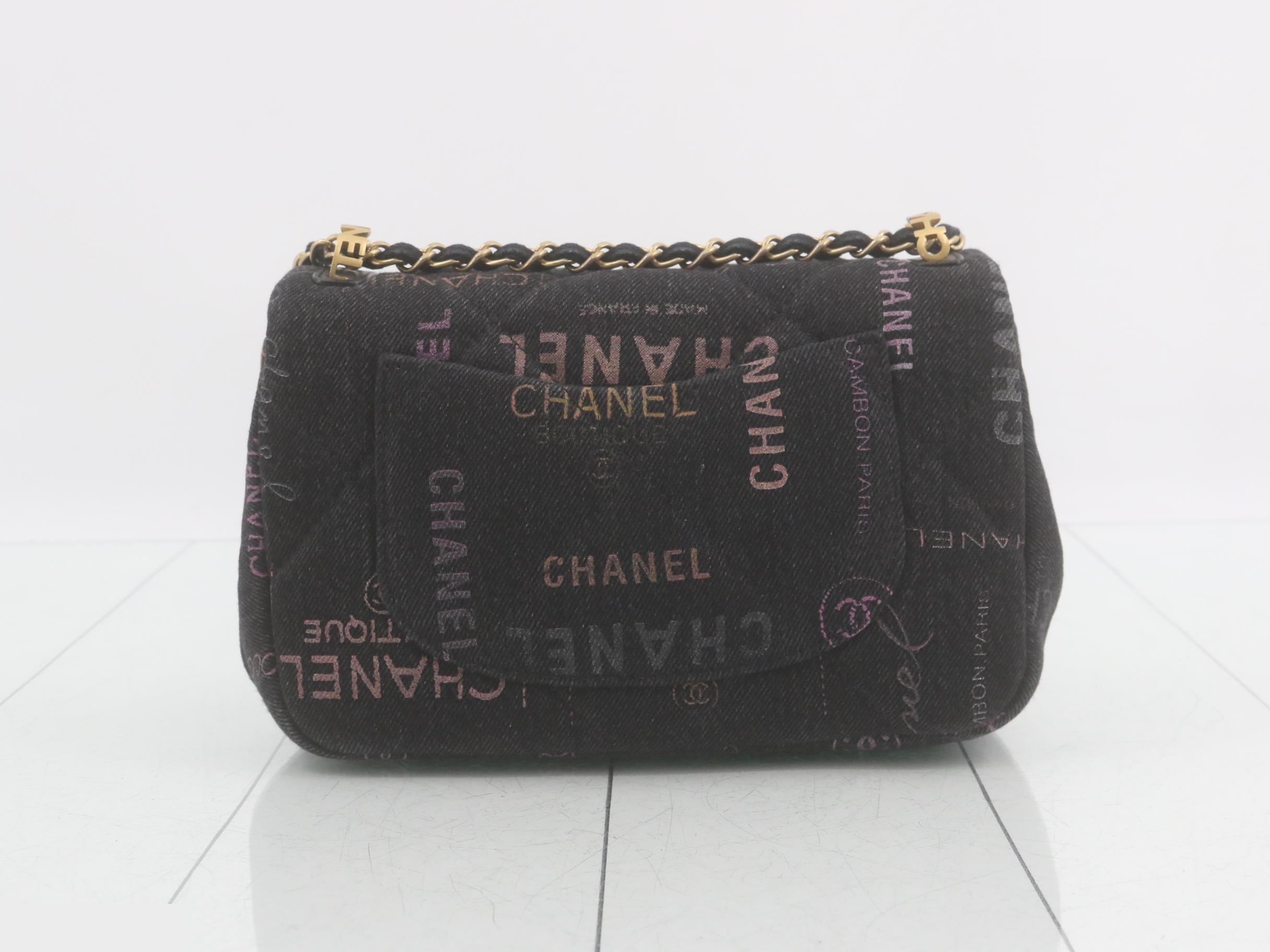 Logo pattern turn-lock chain shoulder bag — view 2