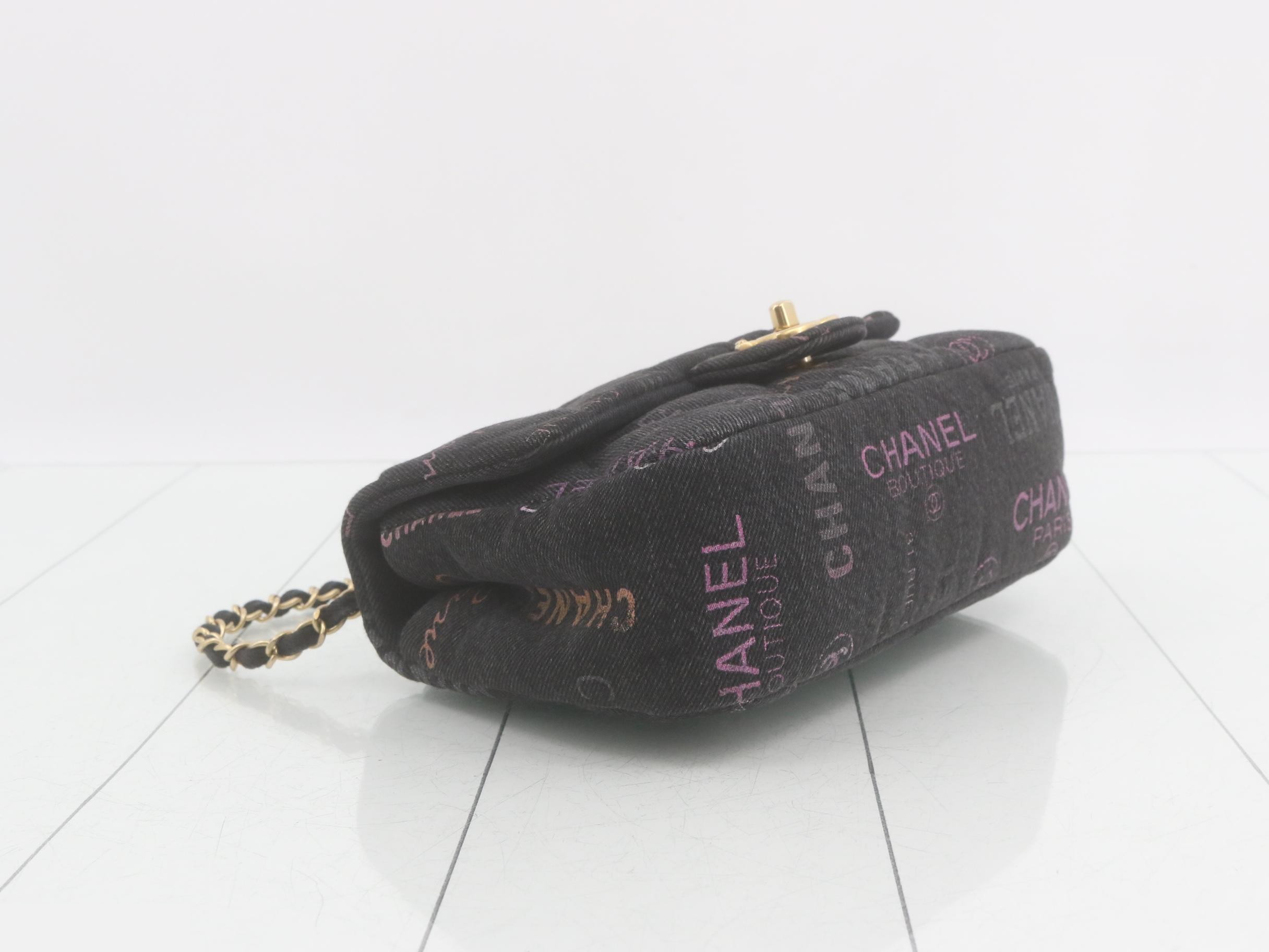 Logo pattern turn-lock chain shoulder bag — view 5