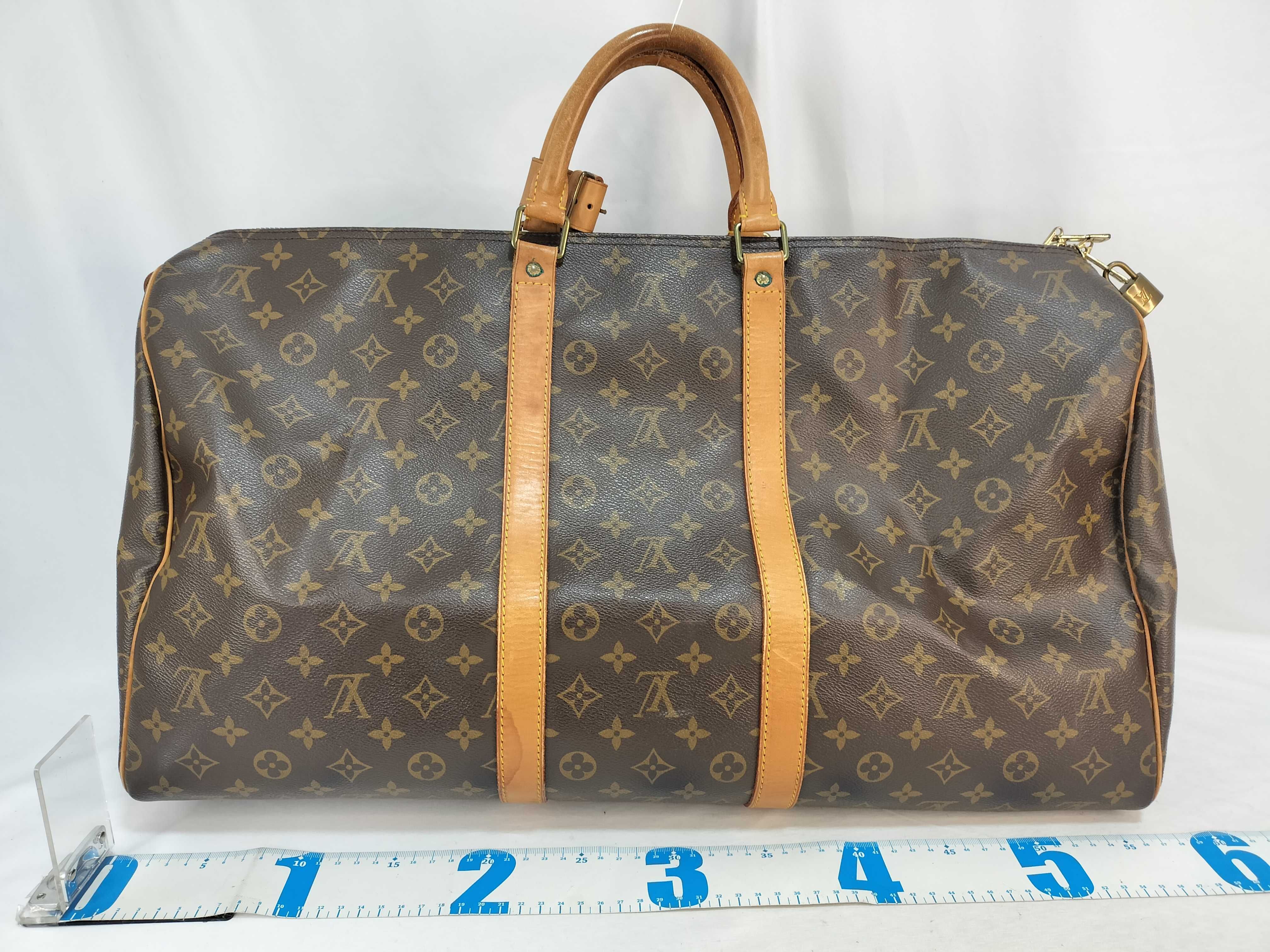 Monogram Keepall 55 M41424 MI0911 Brown Boston Bag — view 2