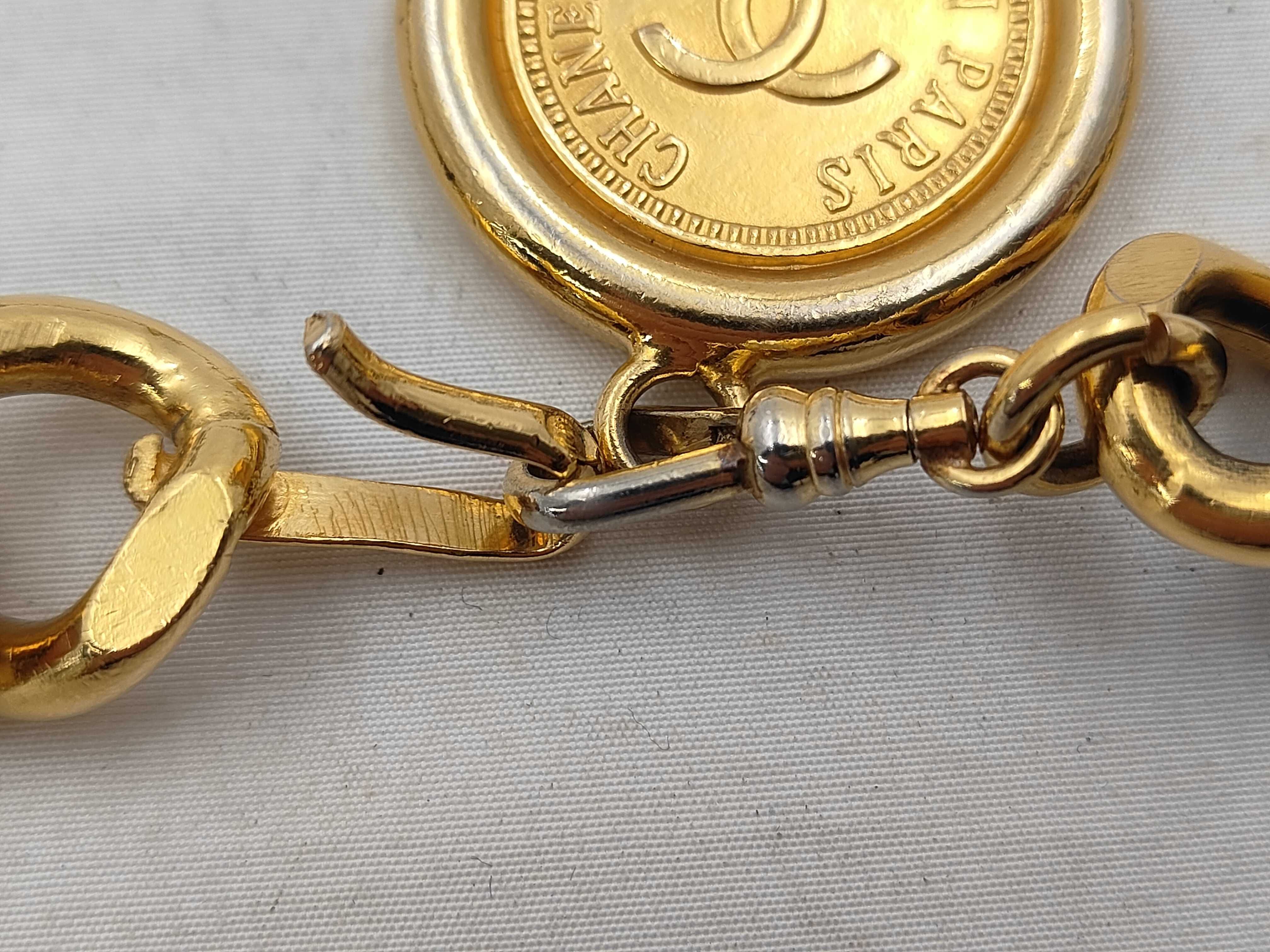 31 RUE CAMBON Chain Belt Gold x Black Belt — view 4