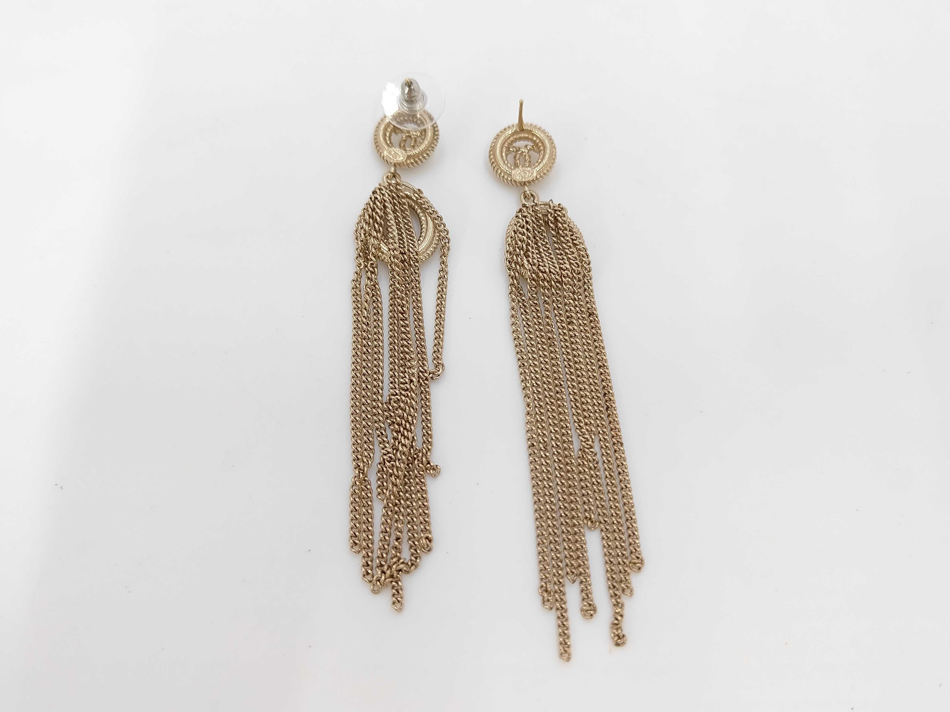 Coco Mark Tassel Earrings — view 2