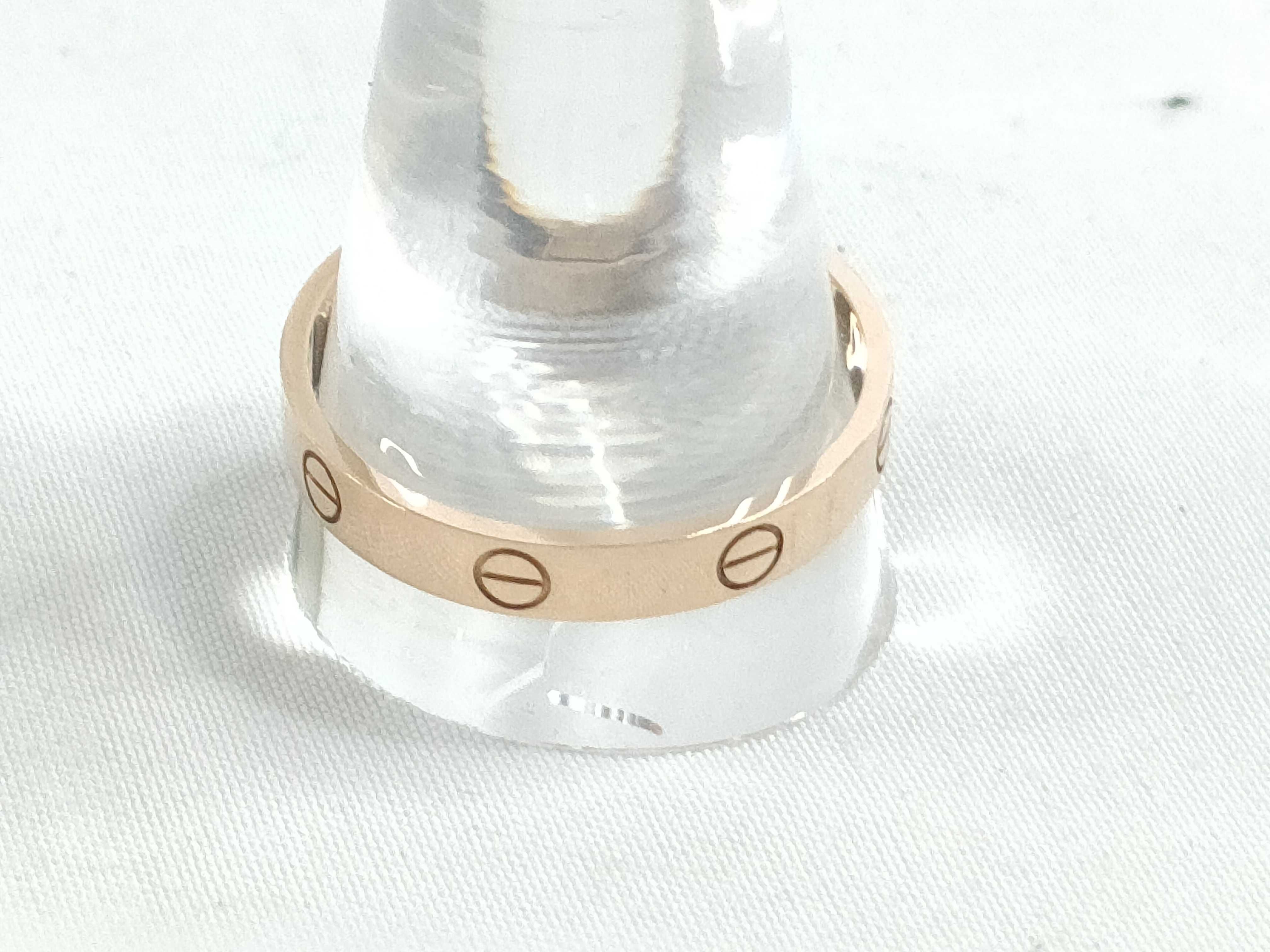 Pink Gold Narrow Ring without Stones 65JFF087 — view 3