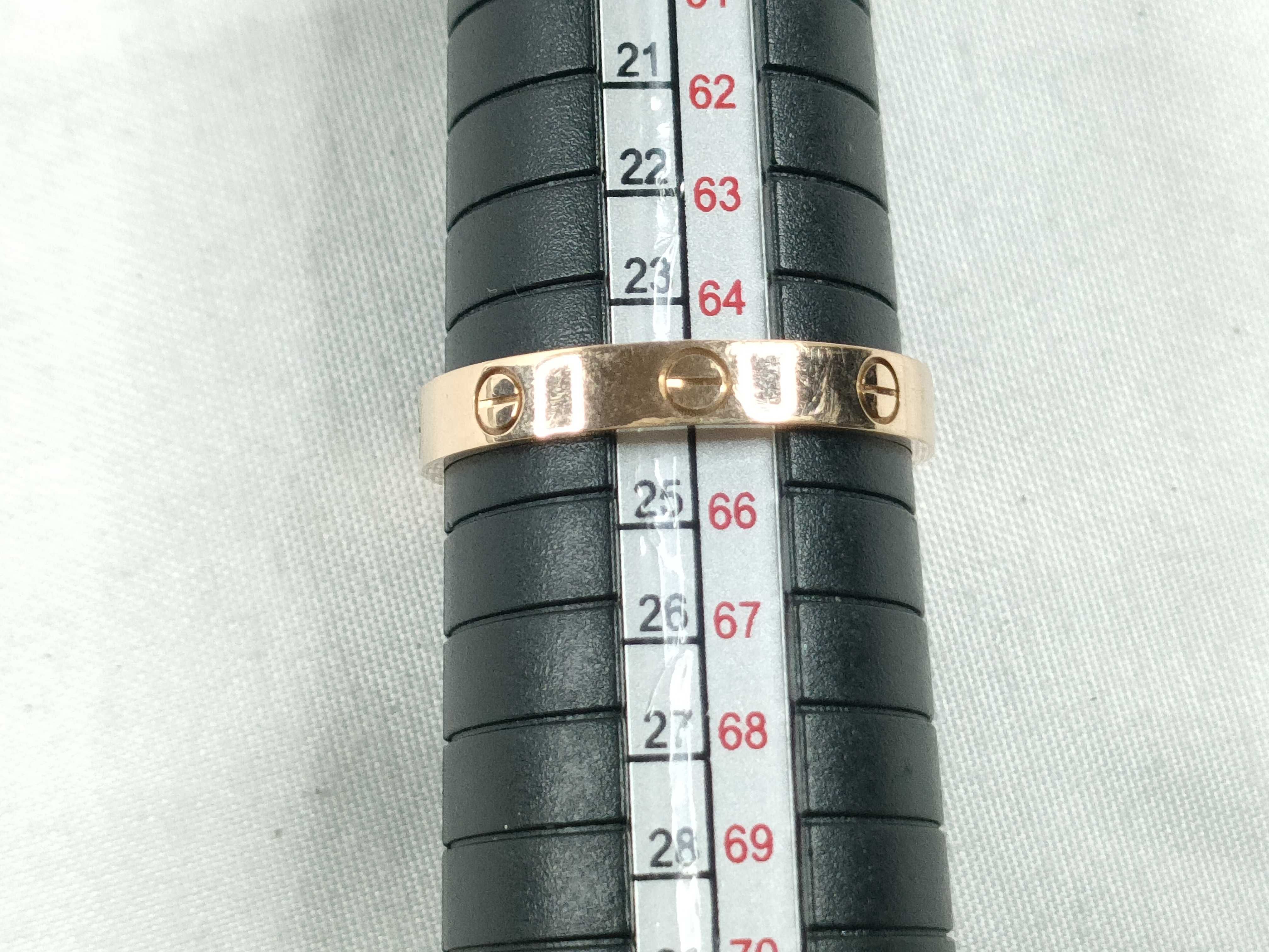 Pink Gold Narrow Ring without Stones 65JFF087 — view 8