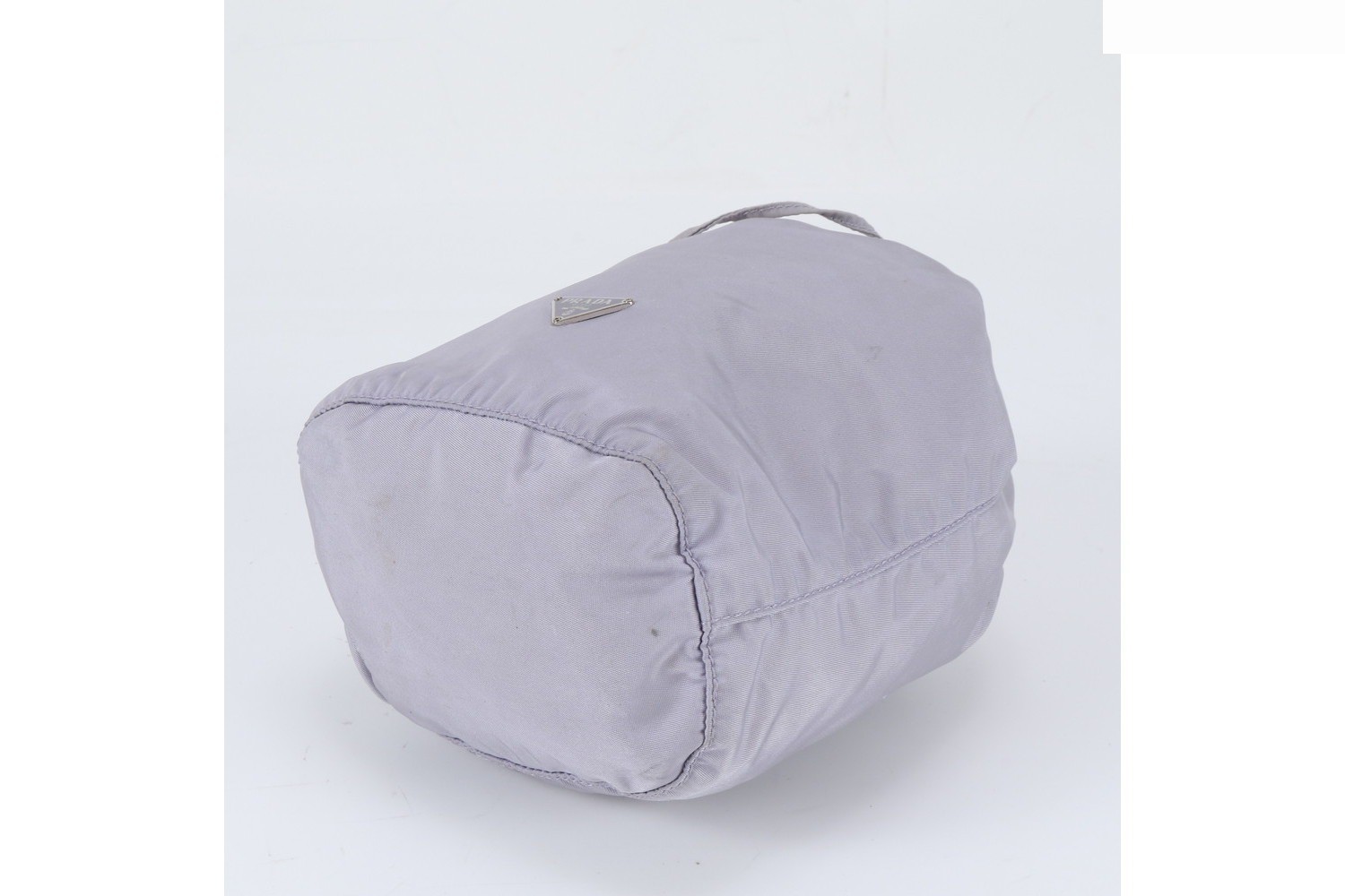 Tessuto Nylon Triangle Logo Mini Handbag — view 5