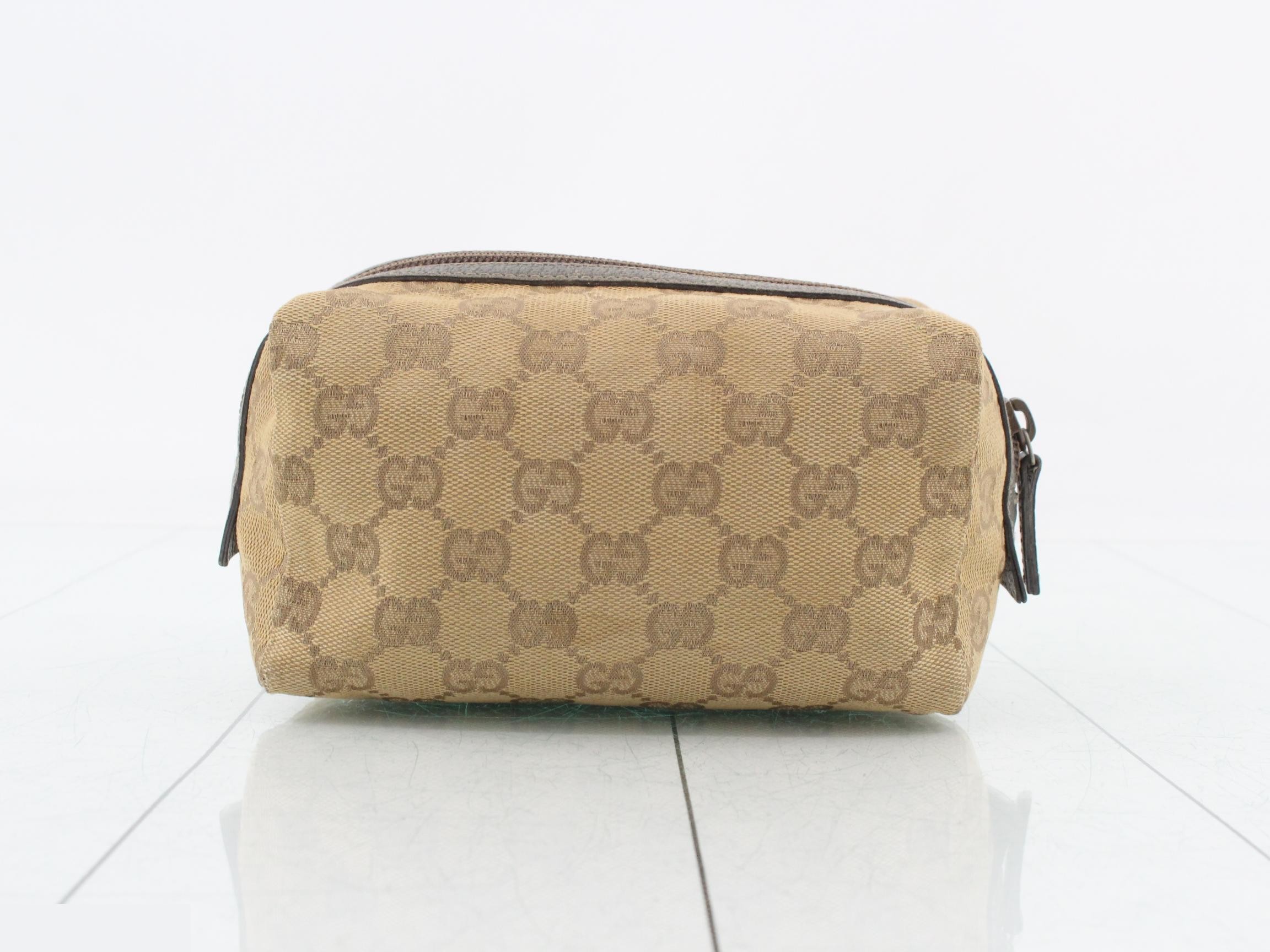 Canvas Pouch, Beige, 29595, 203887 — view 2