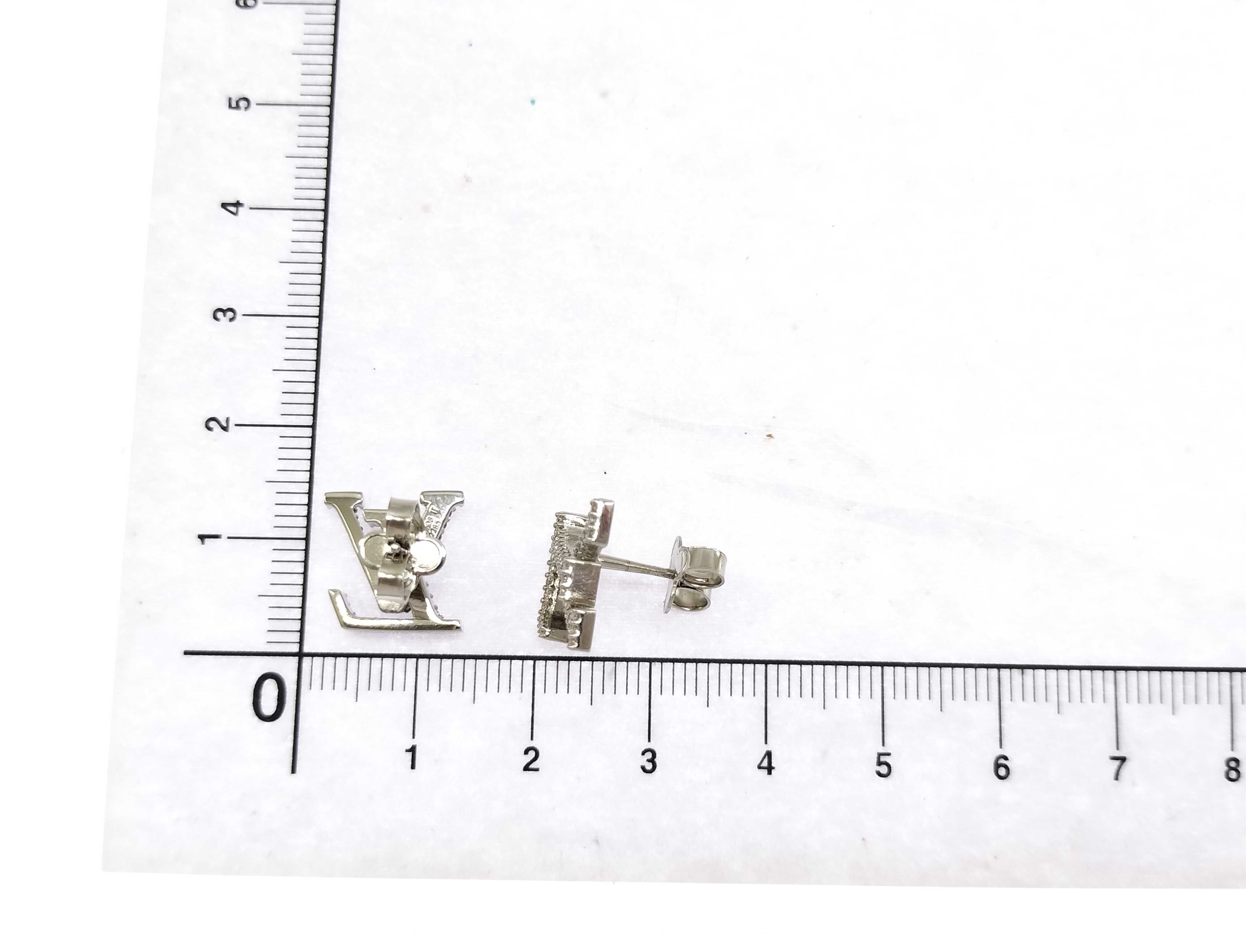 M00608 Iconic Strass Silver Earrings — view 11
