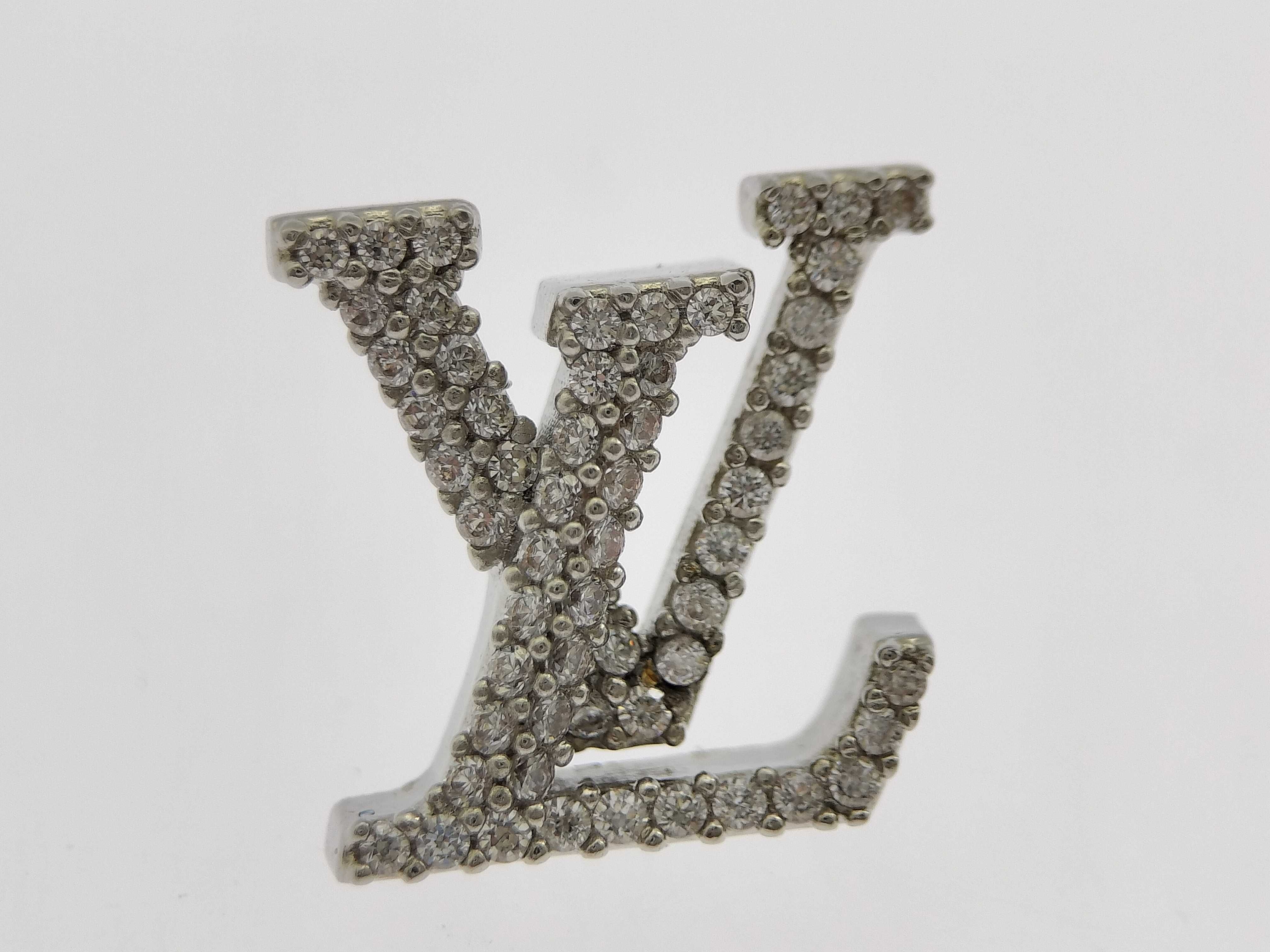 M00608 Iconic Strass Silver Earrings — view 9