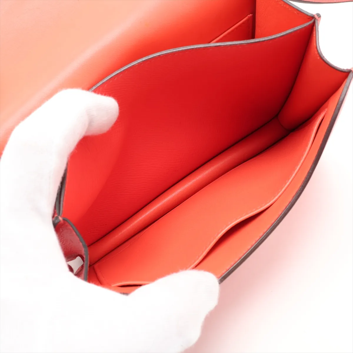 [Individually packaged] Hermes Constance 3 Mini 18 Veau Epsom Rouge Pivoine Gold Hardware X: 2016 — view 6