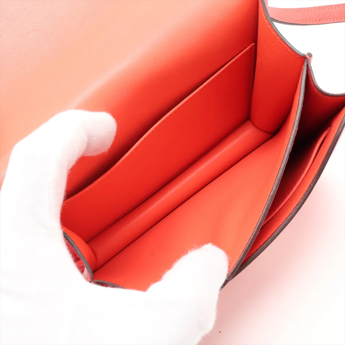 [Individually packaged] Hermes Constance 3 Mini 18 Veau Epsom Rouge Pivoine Gold Hardware X: 2016 — view 7