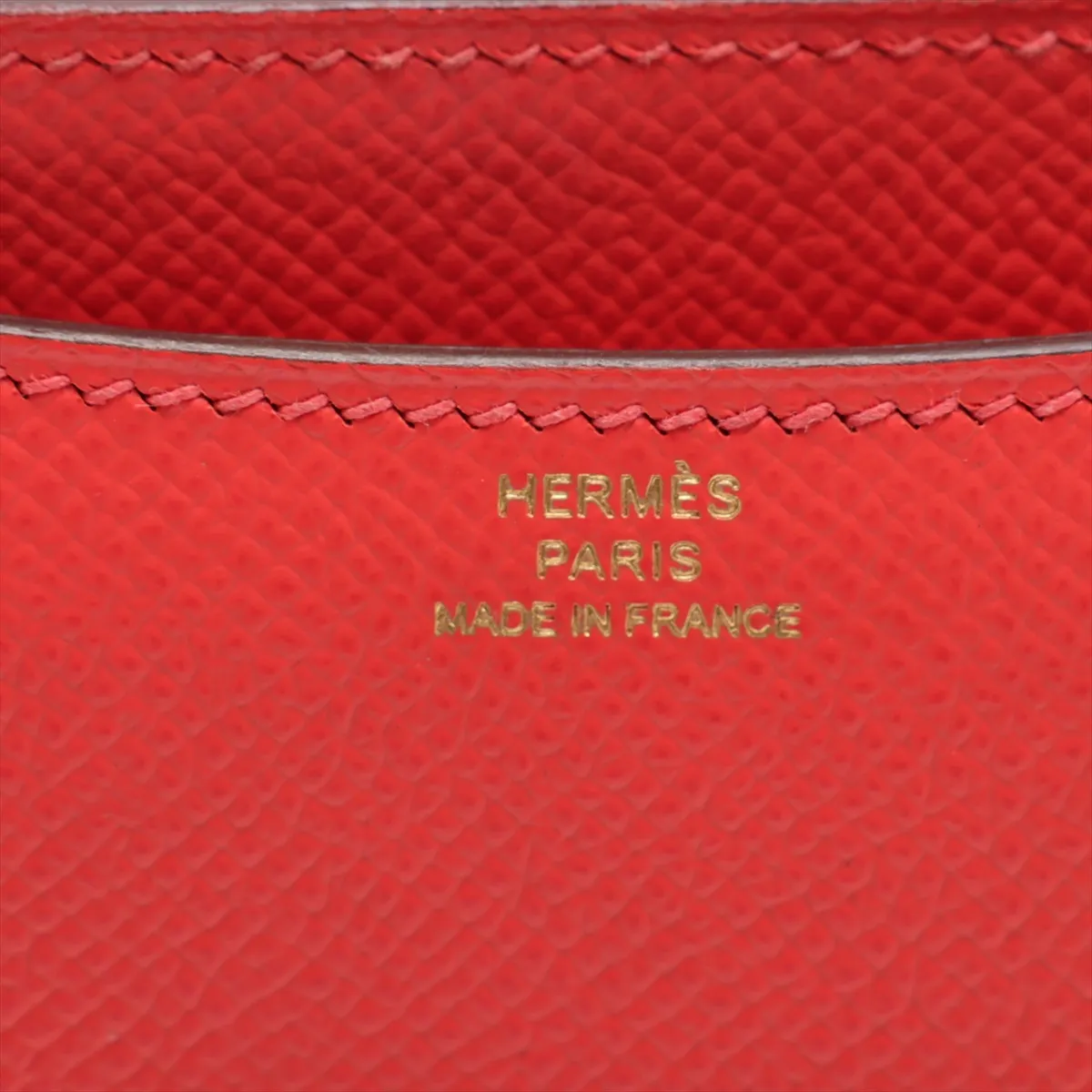 [Individually packaged] Hermes Constance 3 Mini 18 Veau Epsom Rouge Pivoine Gold Hardware X: 2016 — view 8