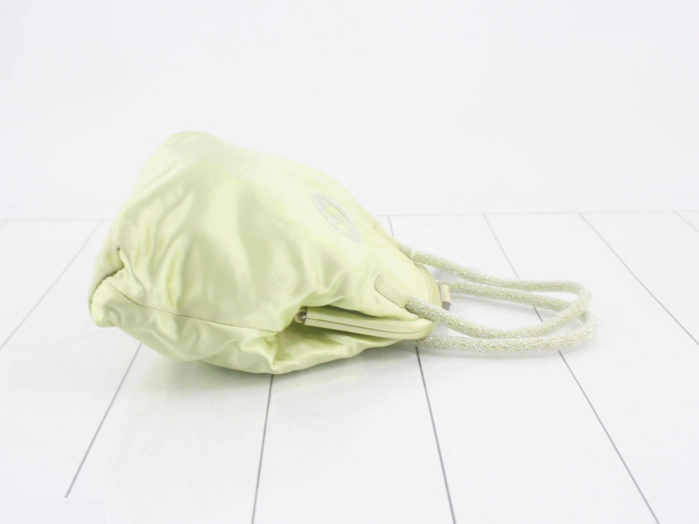 GG Interlocking Beads Satin Light Green — view 3