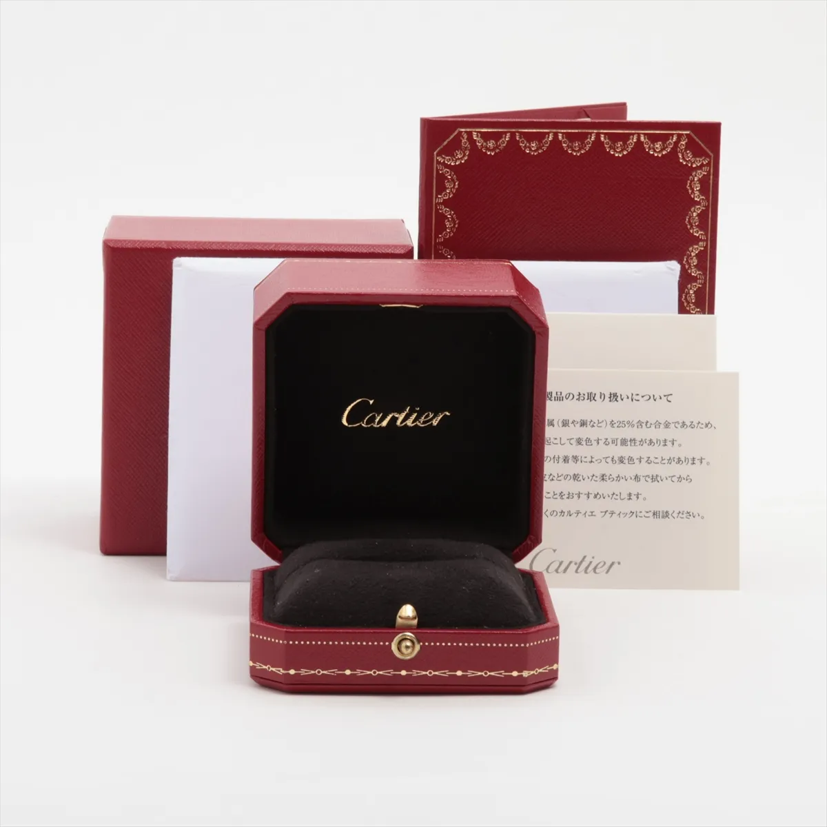 Trinity Ring 750 (Yellow Gold x Pink Gold x White Gold) 7.9g Size 51 Nameplate DW1490 — view 8