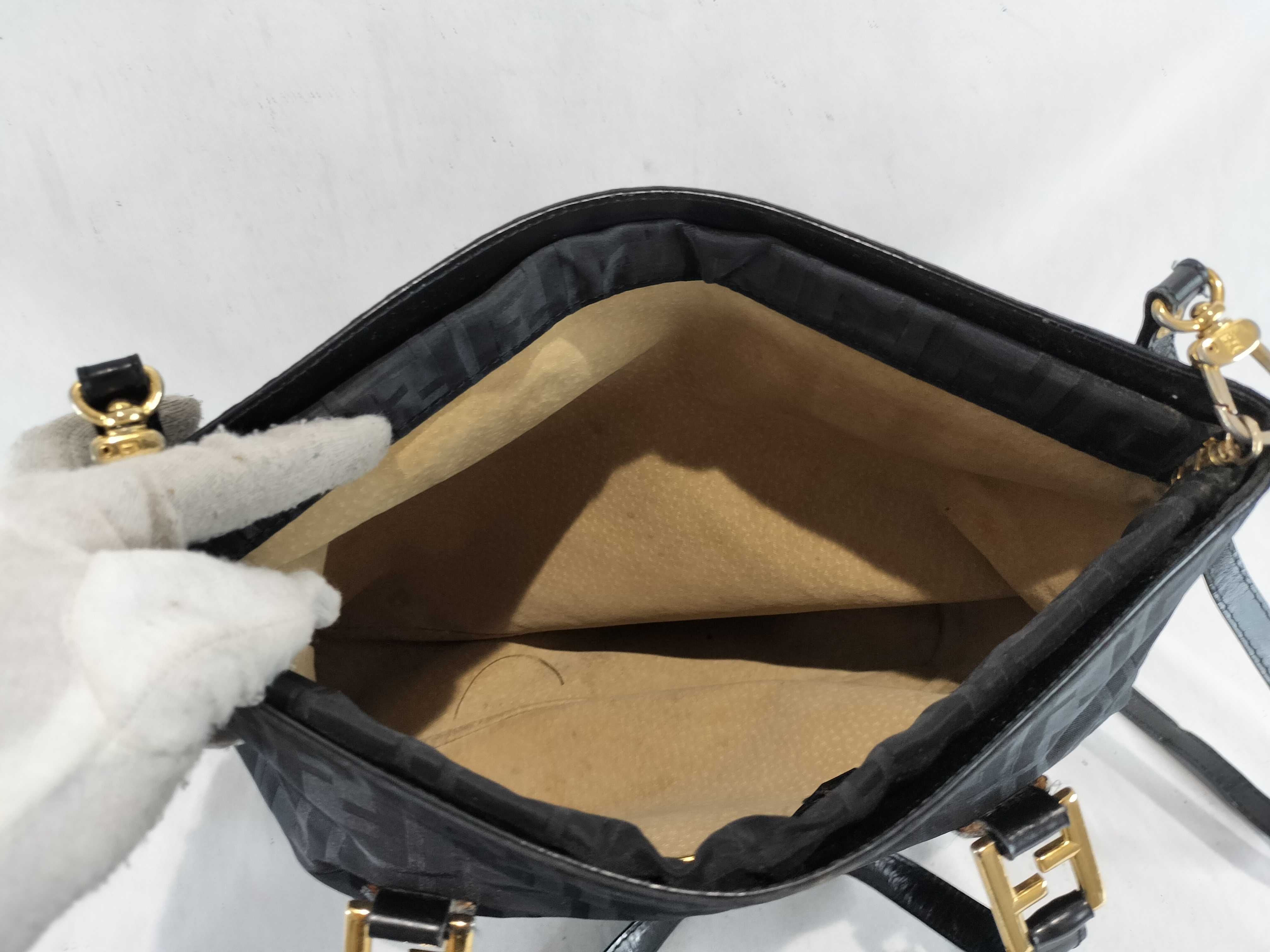 FF hardware/handbag/gold/vintage/2-way shoulder bag — view 8