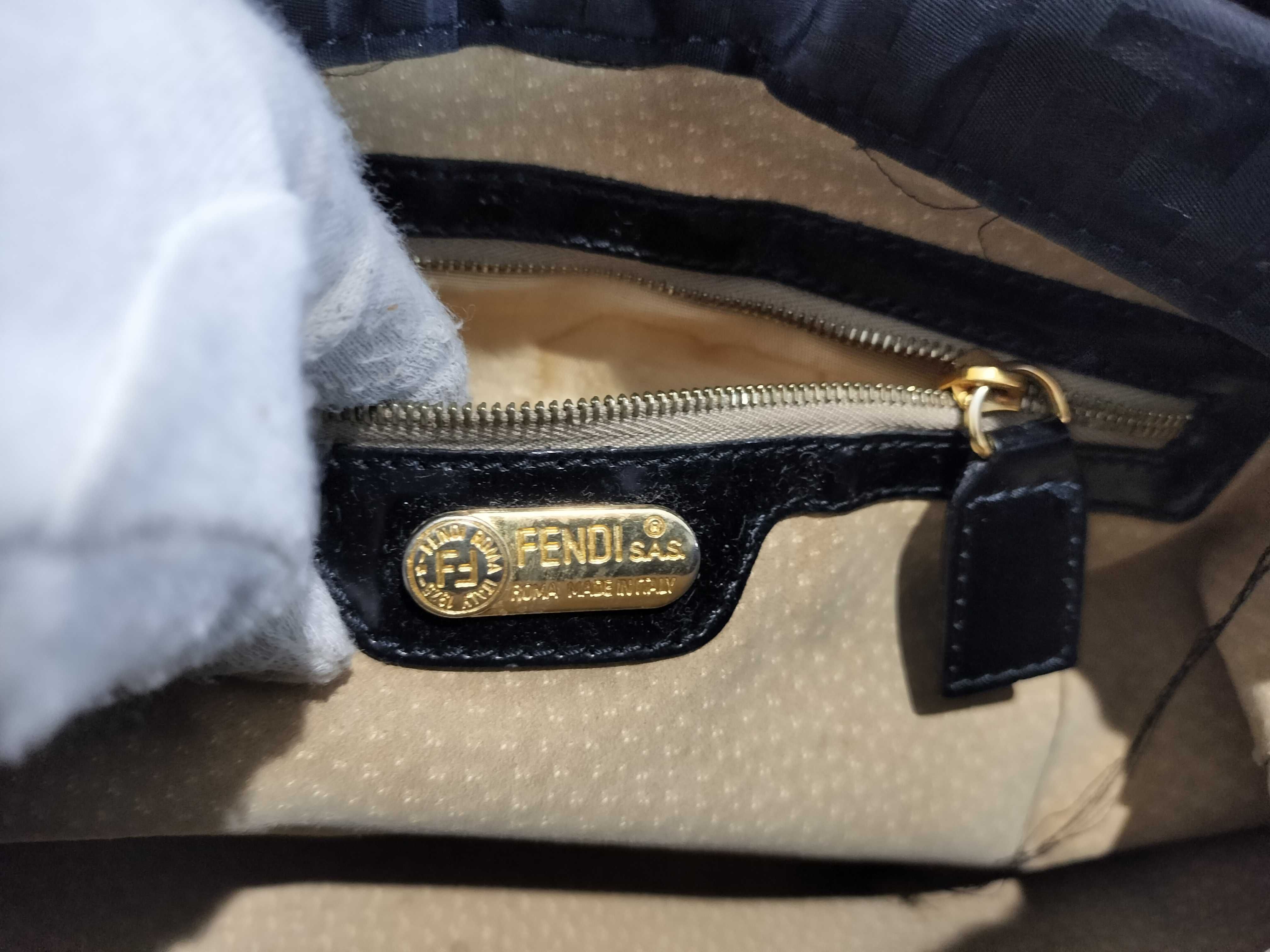 FF hardware/handbag/gold/vintage/2-way shoulder bag — view 10