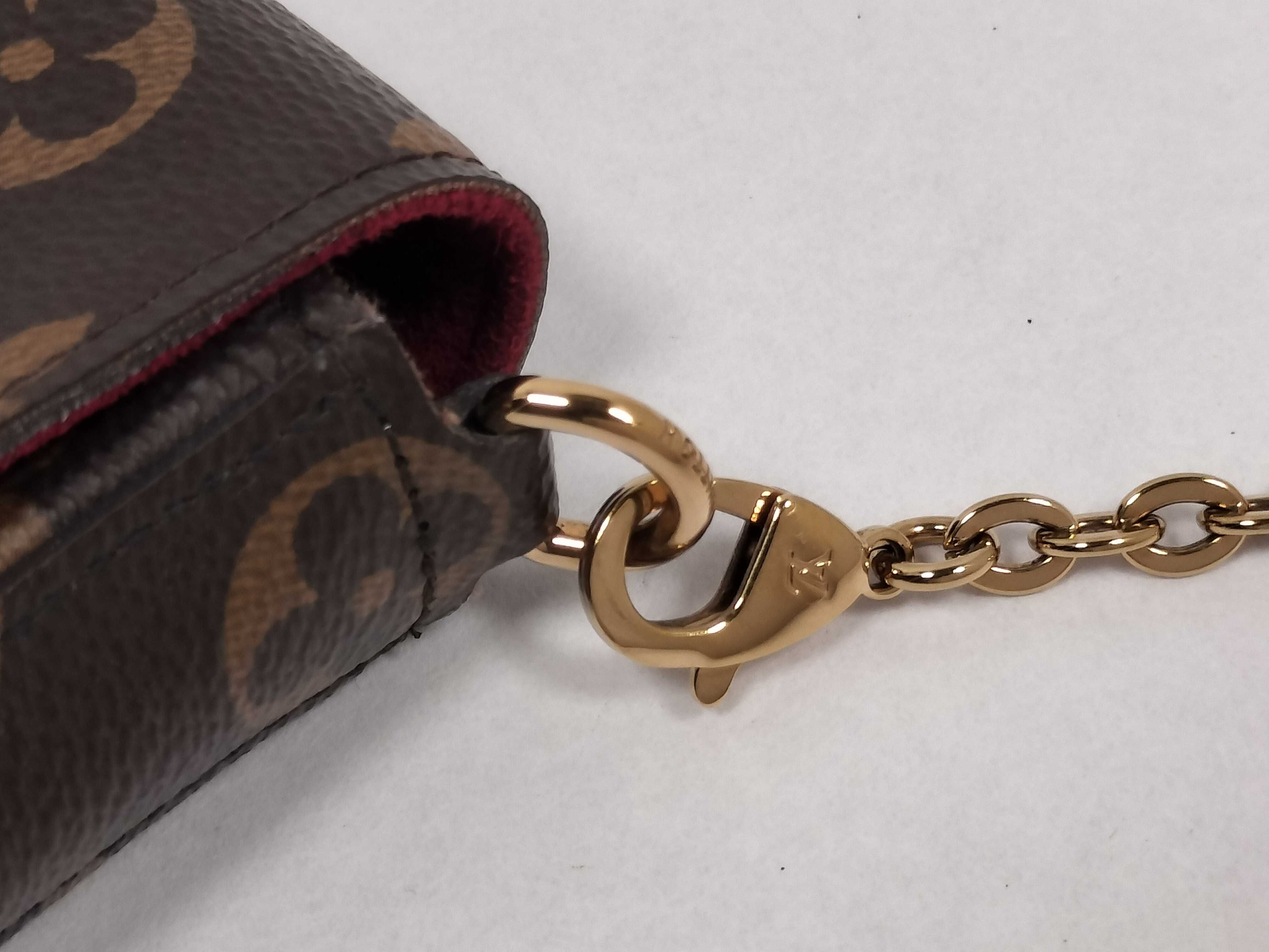 Monogram ID- Monogram Pochette Felicie M81896 Brown There was an RFID protection shoulder bag — view 5