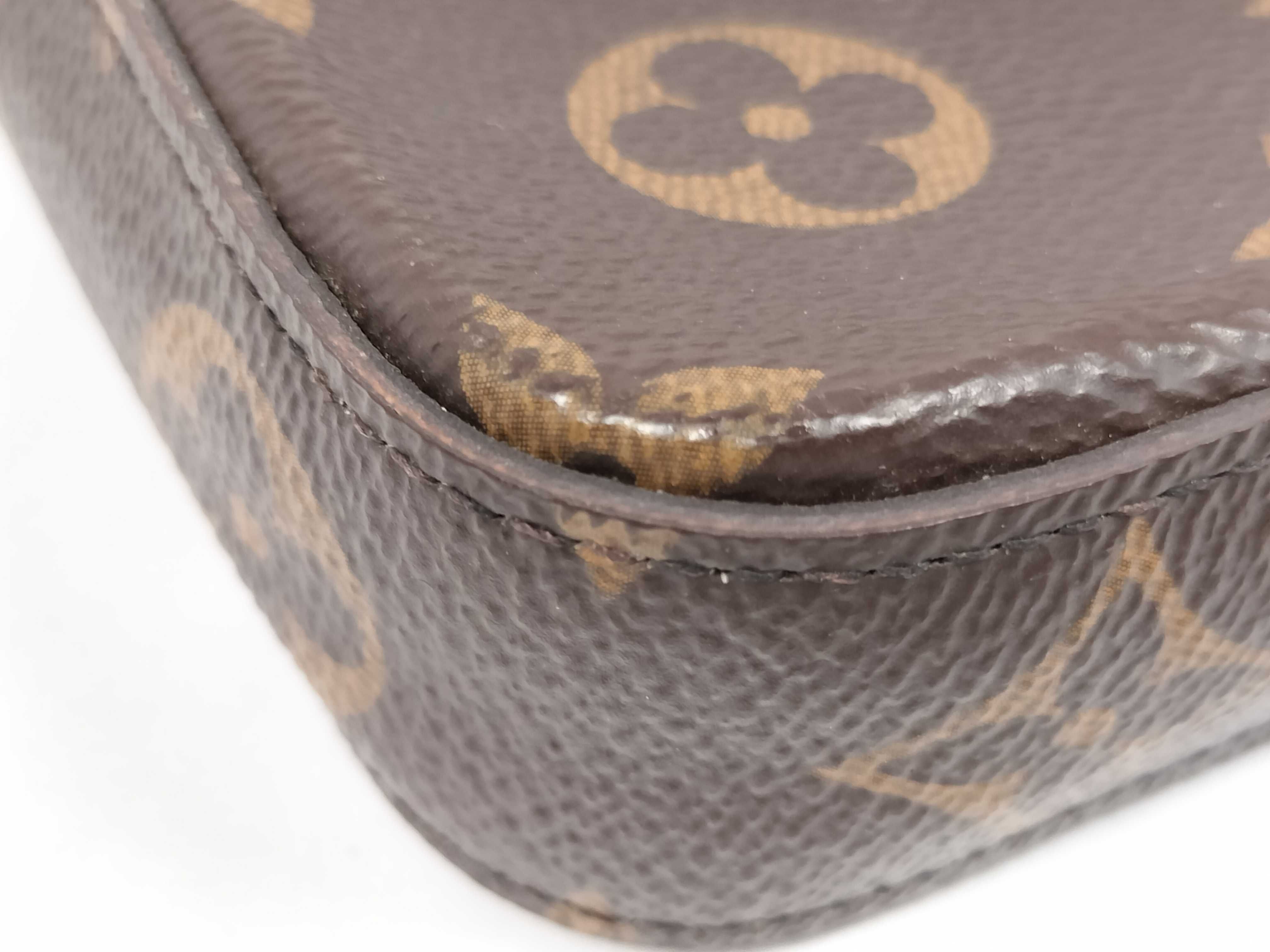 Monogram ID- Monogram Pochette Felicie M81896 Brown There was an RFID protection shoulder bag — view 6
