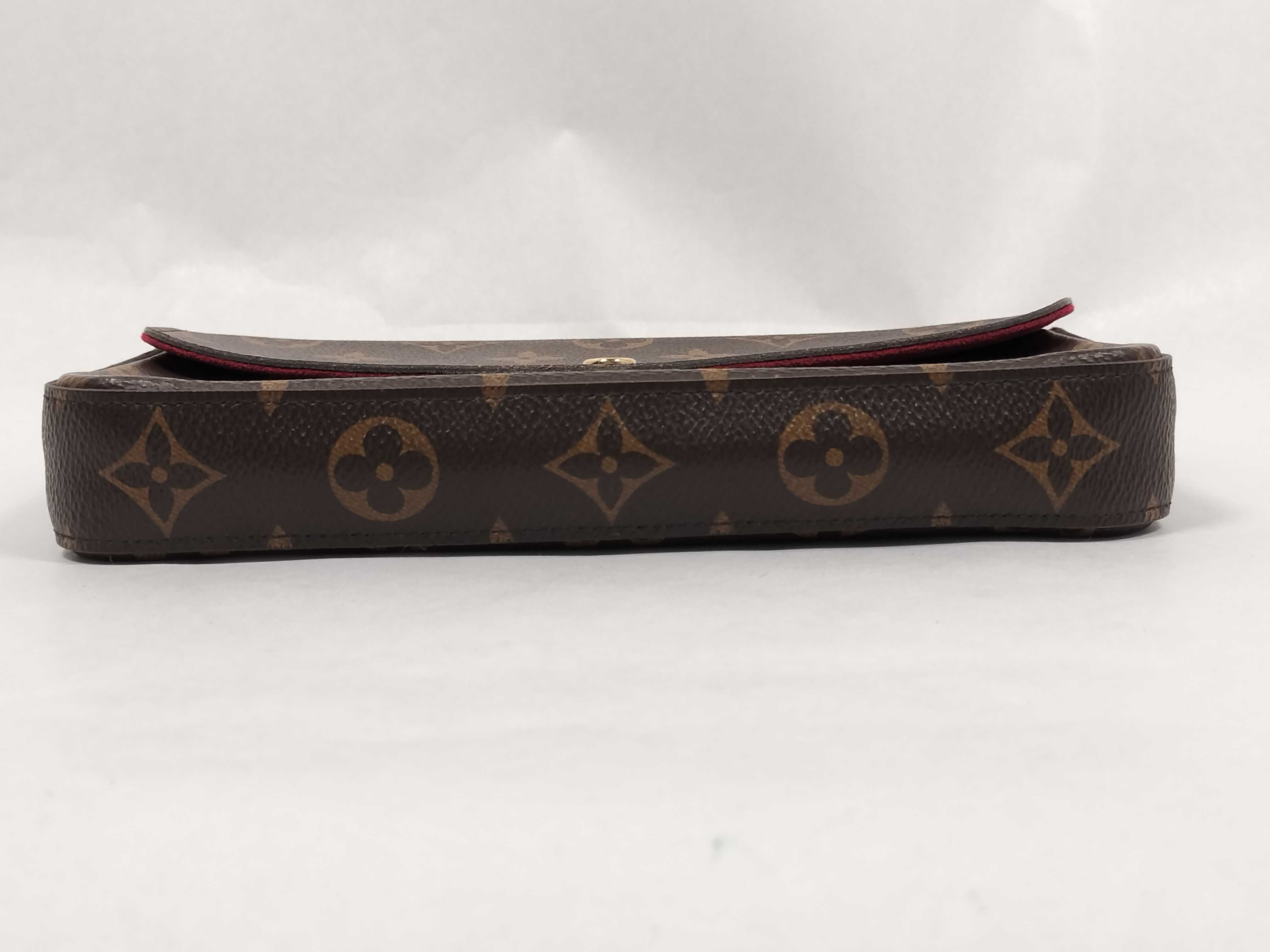 Monogram ID- Monogram Pochette Felicie M81896 Brown There was an RFID protection shoulder bag — view 7