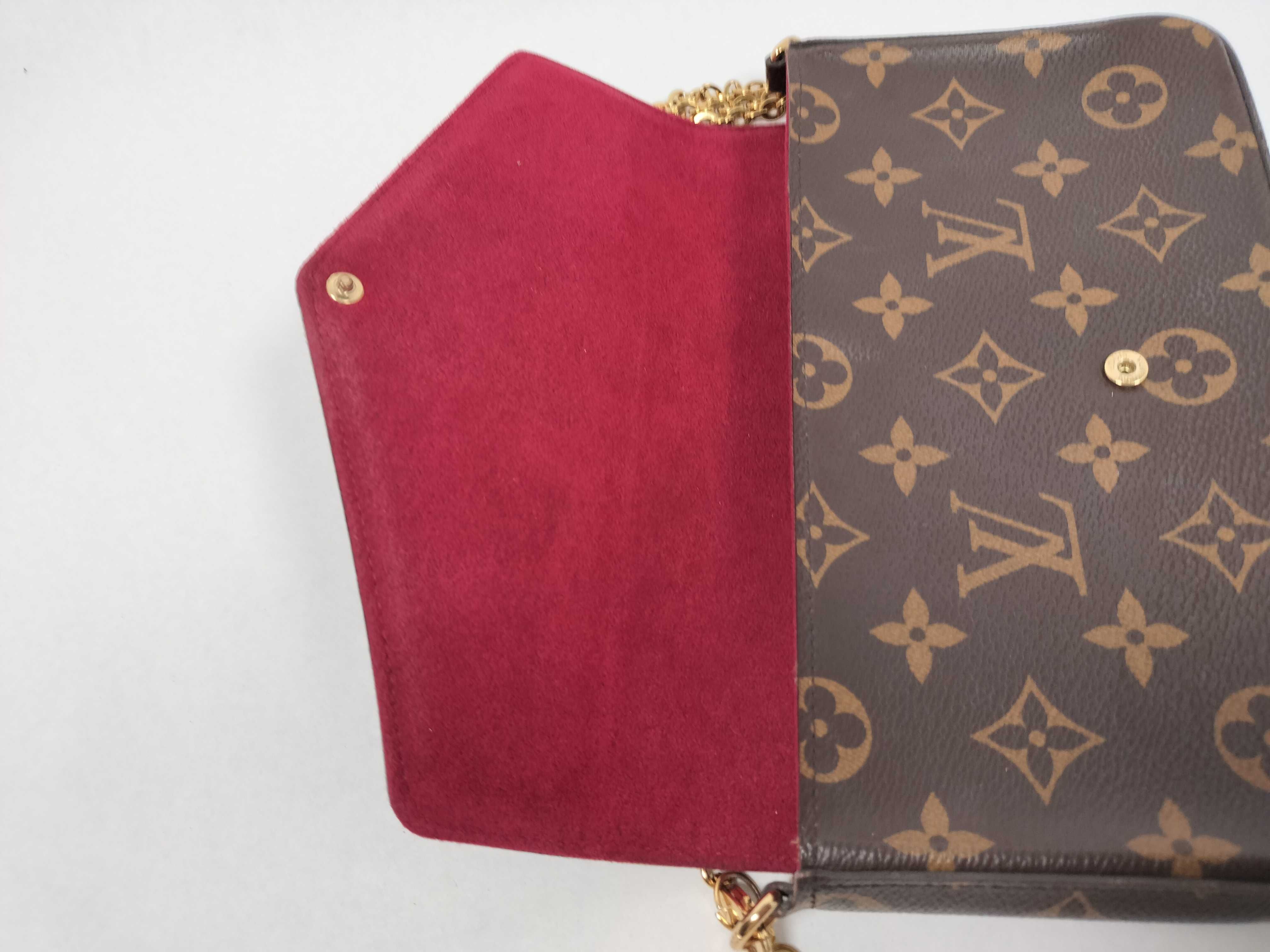 Monogram ID- Monogram Pochette Felicie M81896 Brown There was an RFID protection shoulder bag — view 9