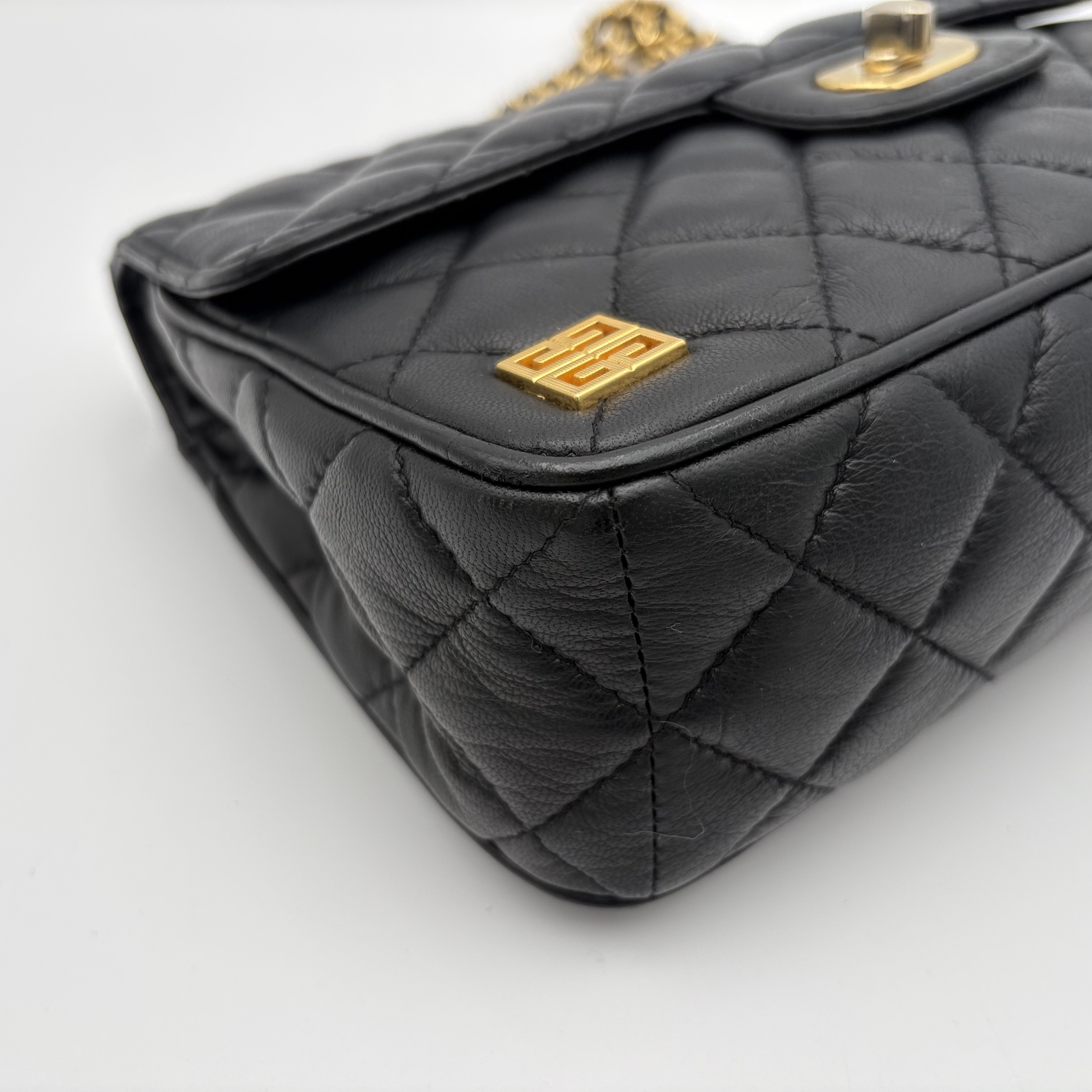 Quilted Leather Shoulder Bag — view 6