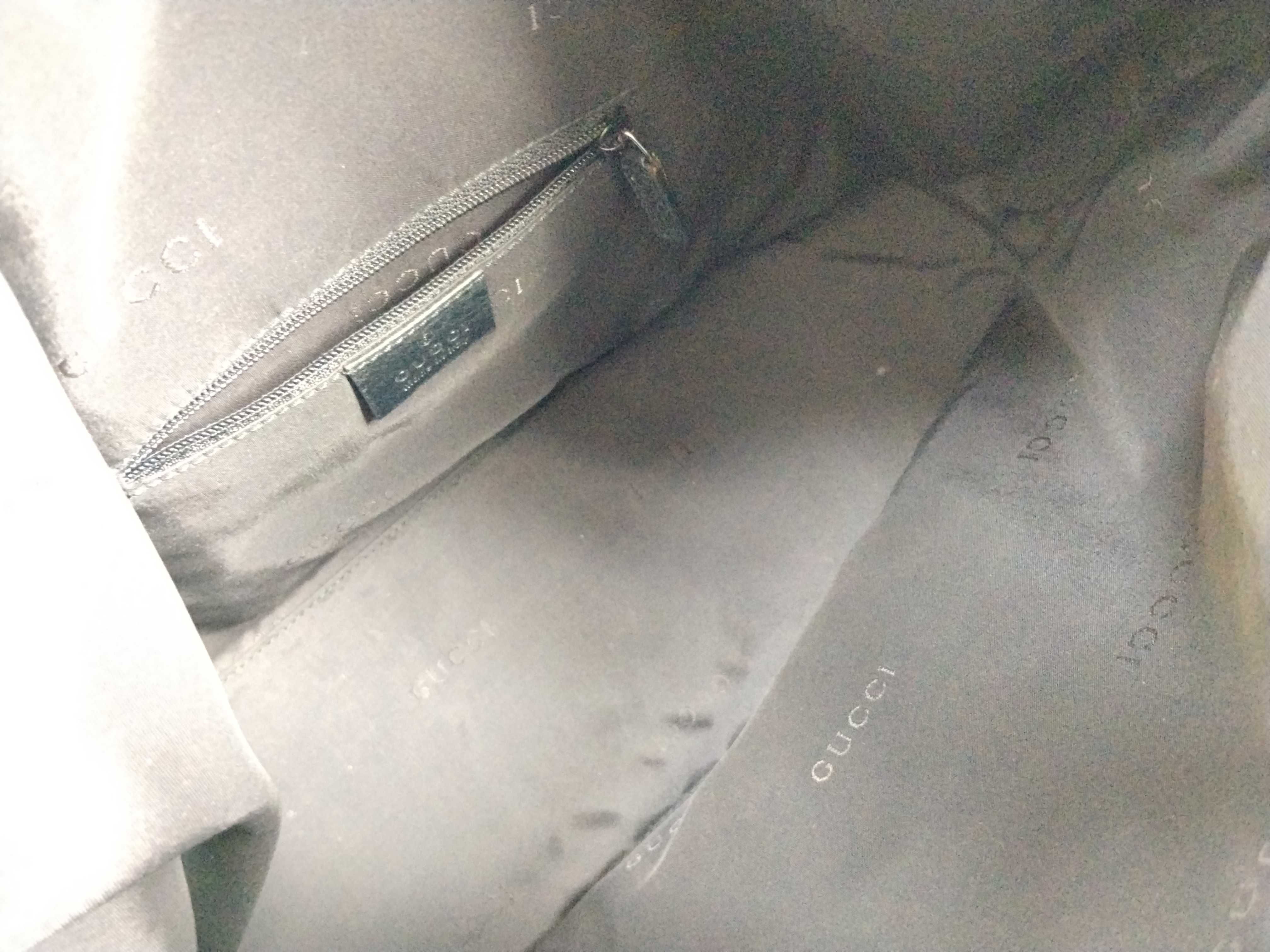001-1955 Shoulder Bag, Nylon, Black, Plain. — view 11