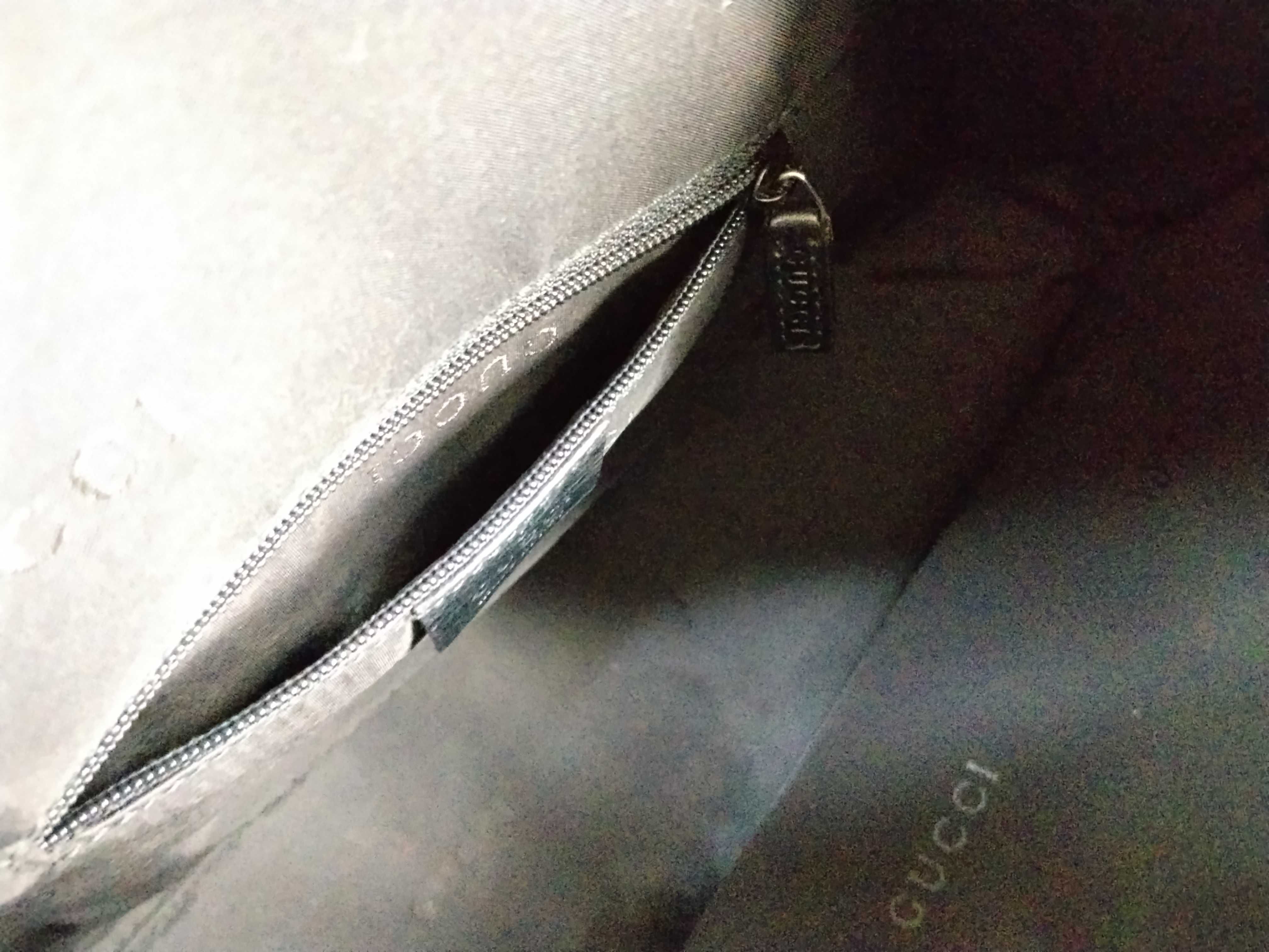 001-1955 Shoulder Bag, Nylon, Black, Plain. — view 13