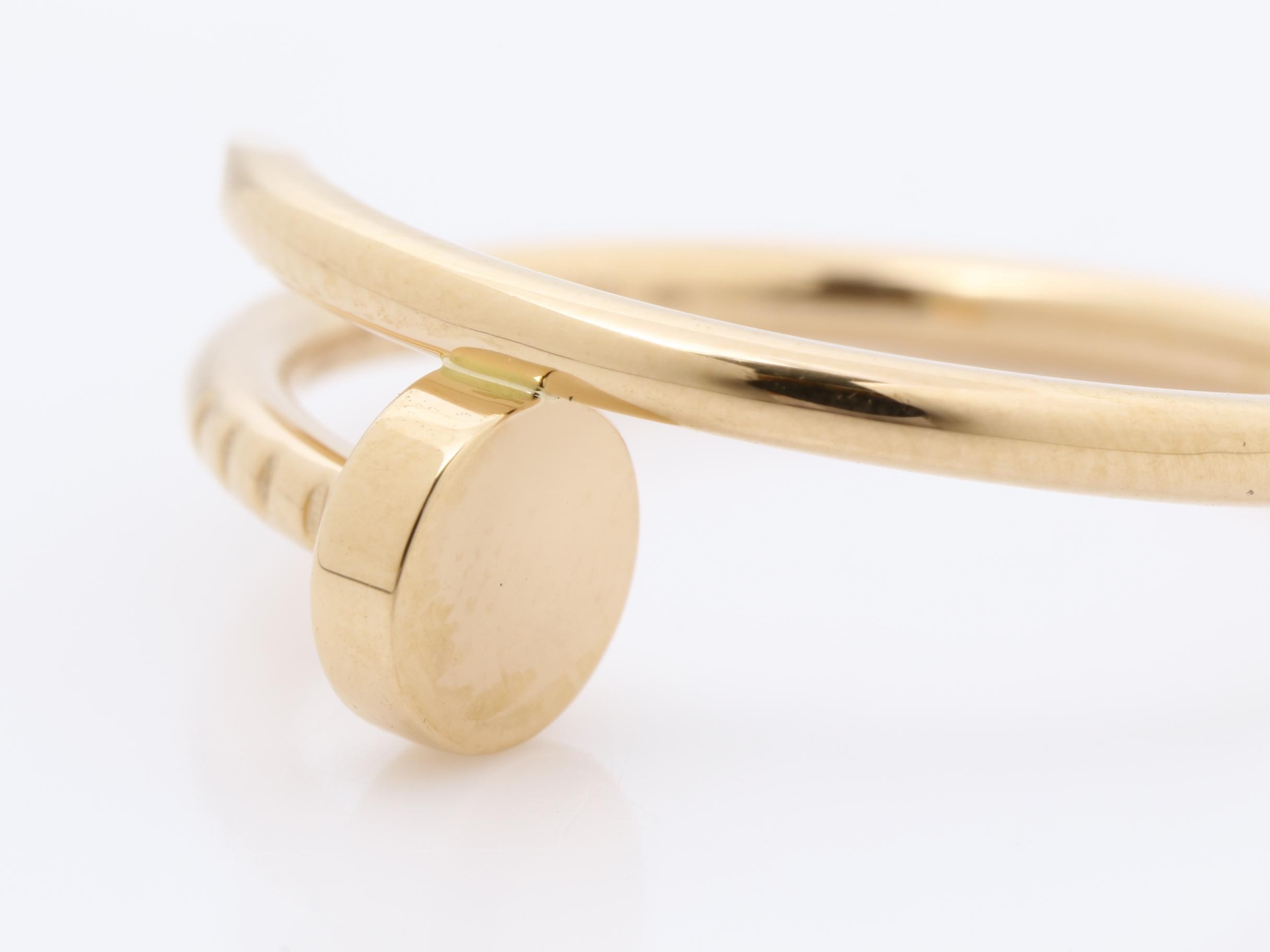 Au750PG Juste un Clou ring, 53 hallmark, 3.5g — view 3