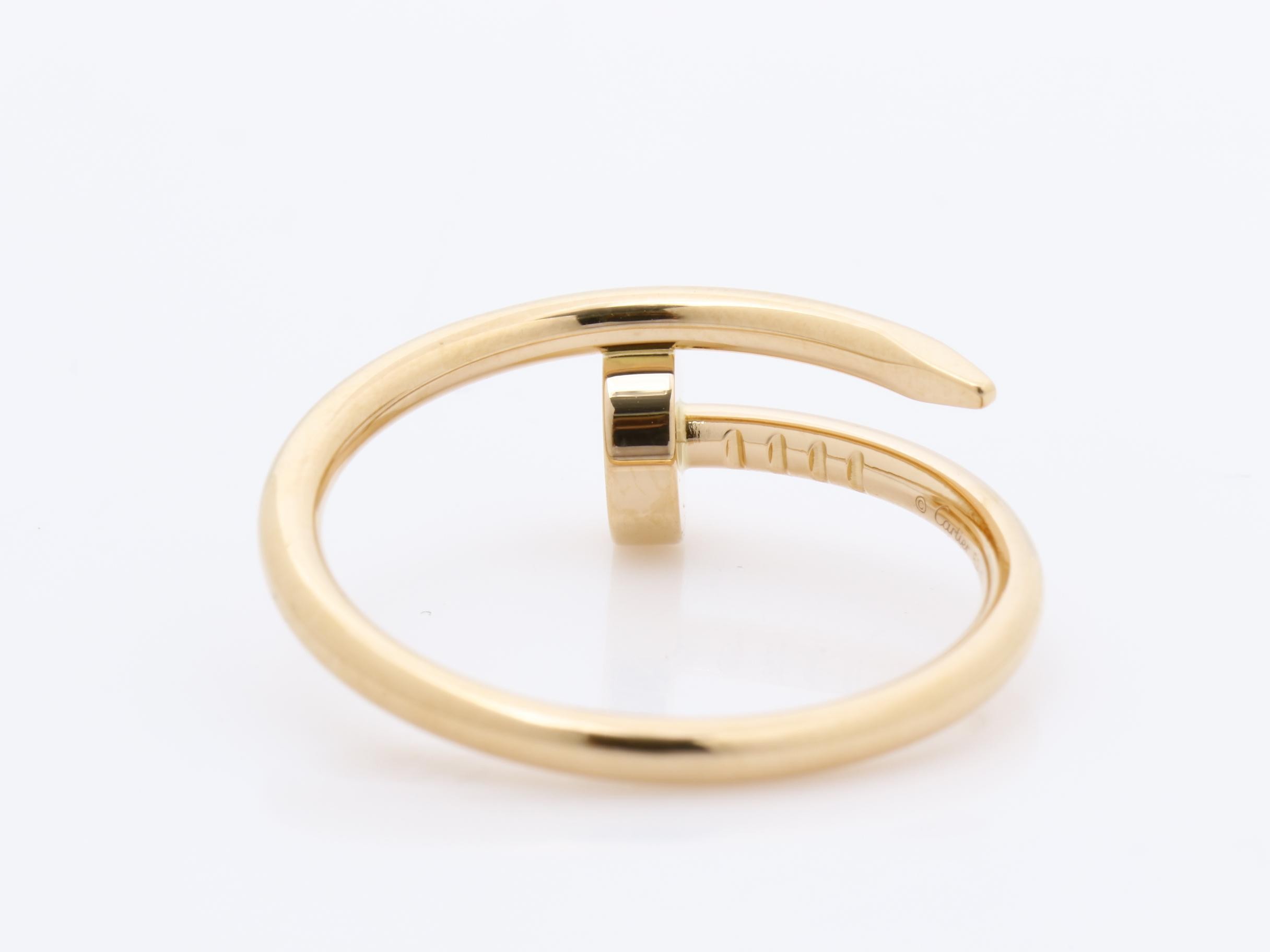 Au750PG Juste un Clou ring, 53 hallmark, 3.5g — view 4