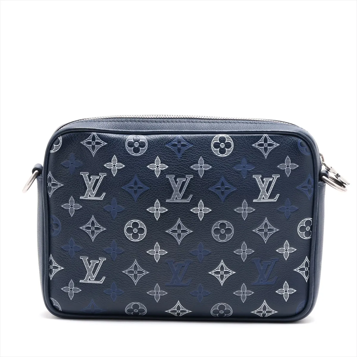 Monogram Shadow Trio Messenger M28618 Blue (RFID detected) — view 4